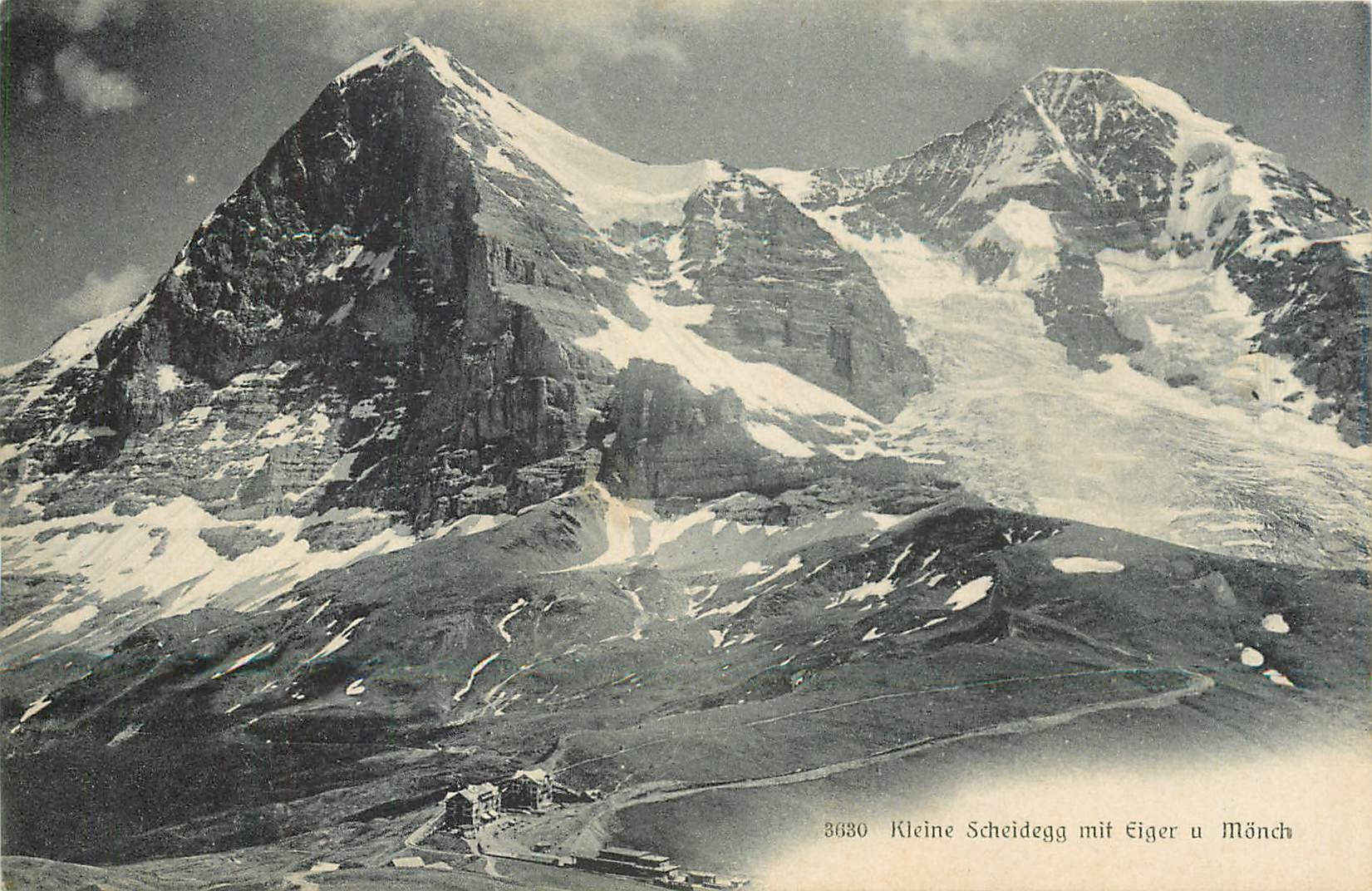 CPA Kleine Scheidegg mit Eiger a Monch 
