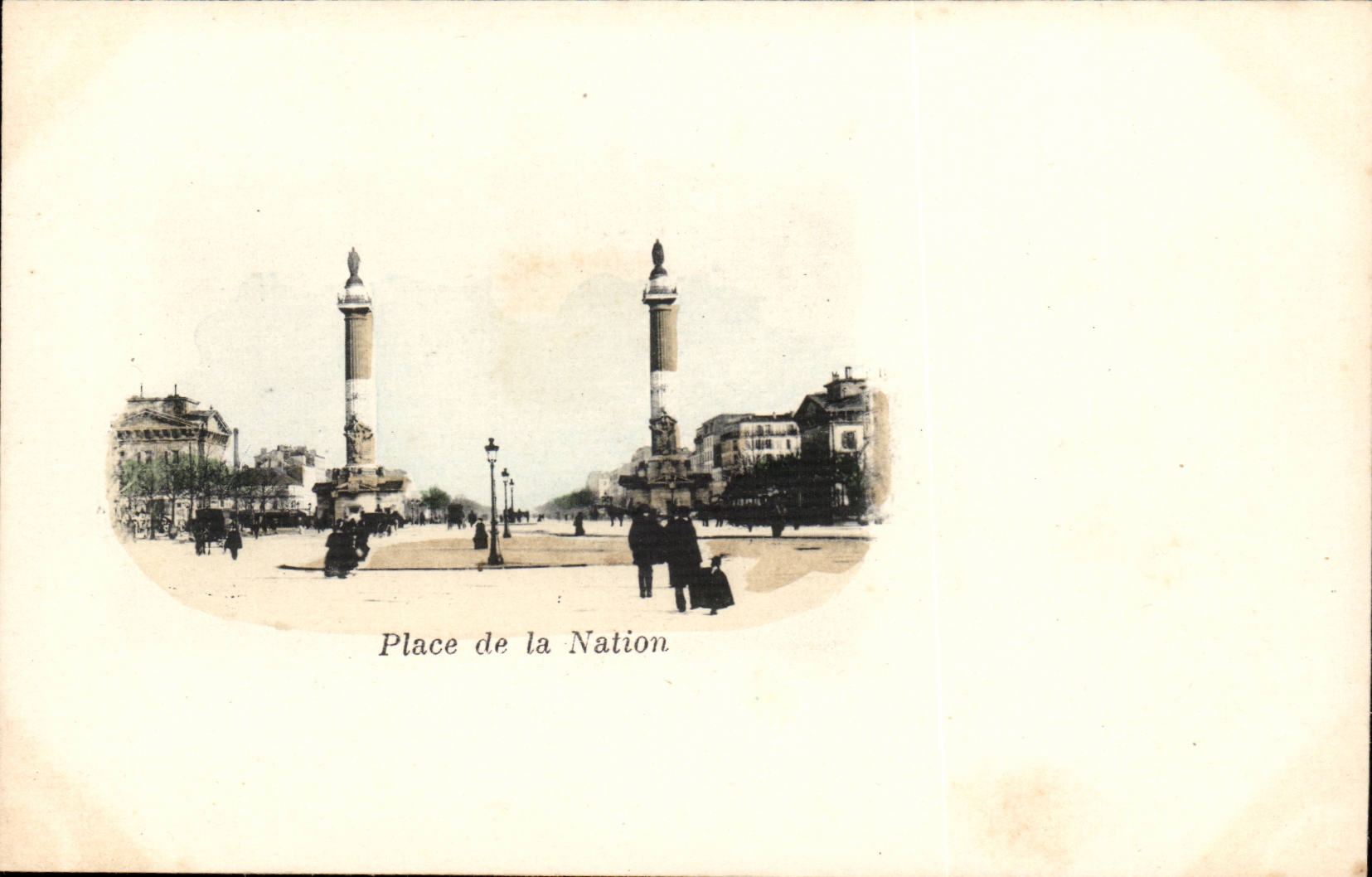 Paris - 11 - Place de la Nation - CPA