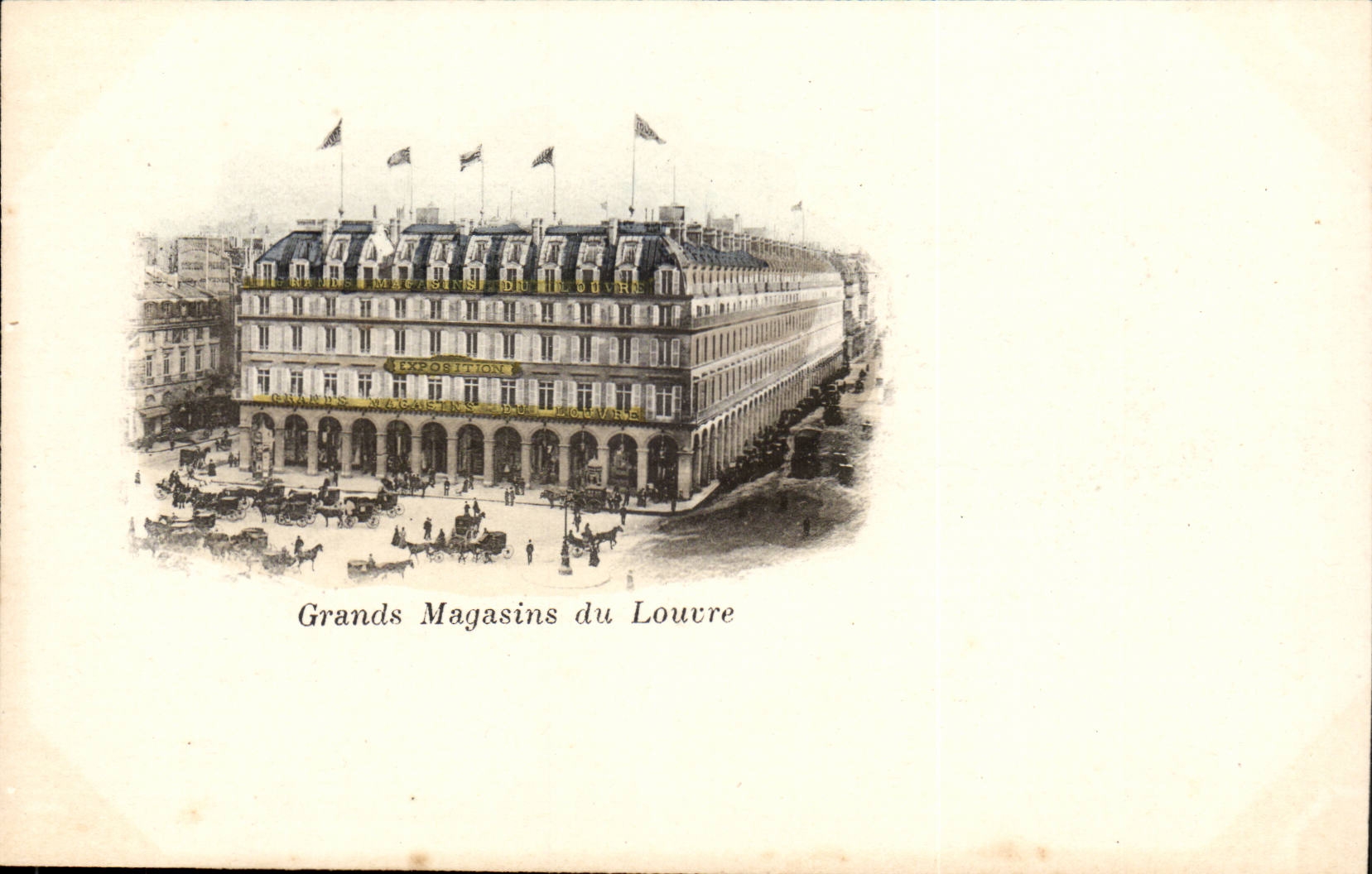 Paris - 1 - Grands Magasins du Louvre - CPA Commerce