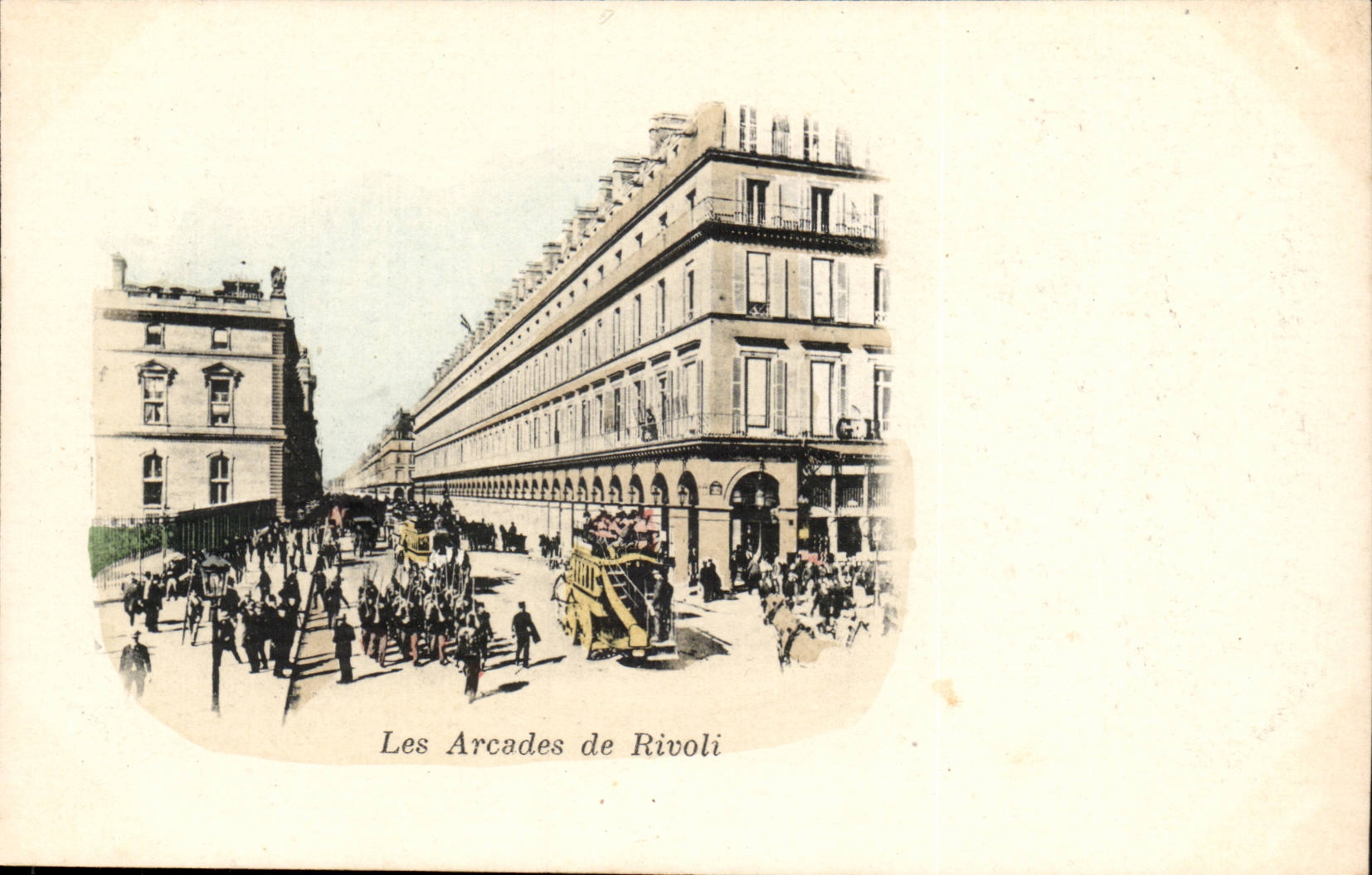 Paris - 1 - Les Arcades de Rivoli - CPA