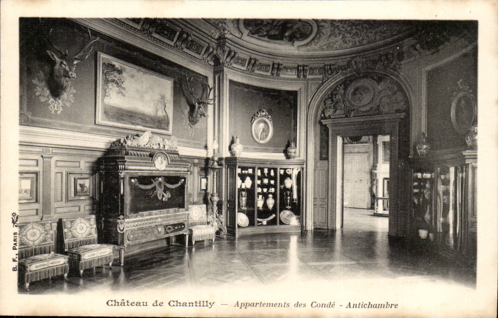 castle of Chantilly - Apartments of the Cop - Anteroom-- CPA