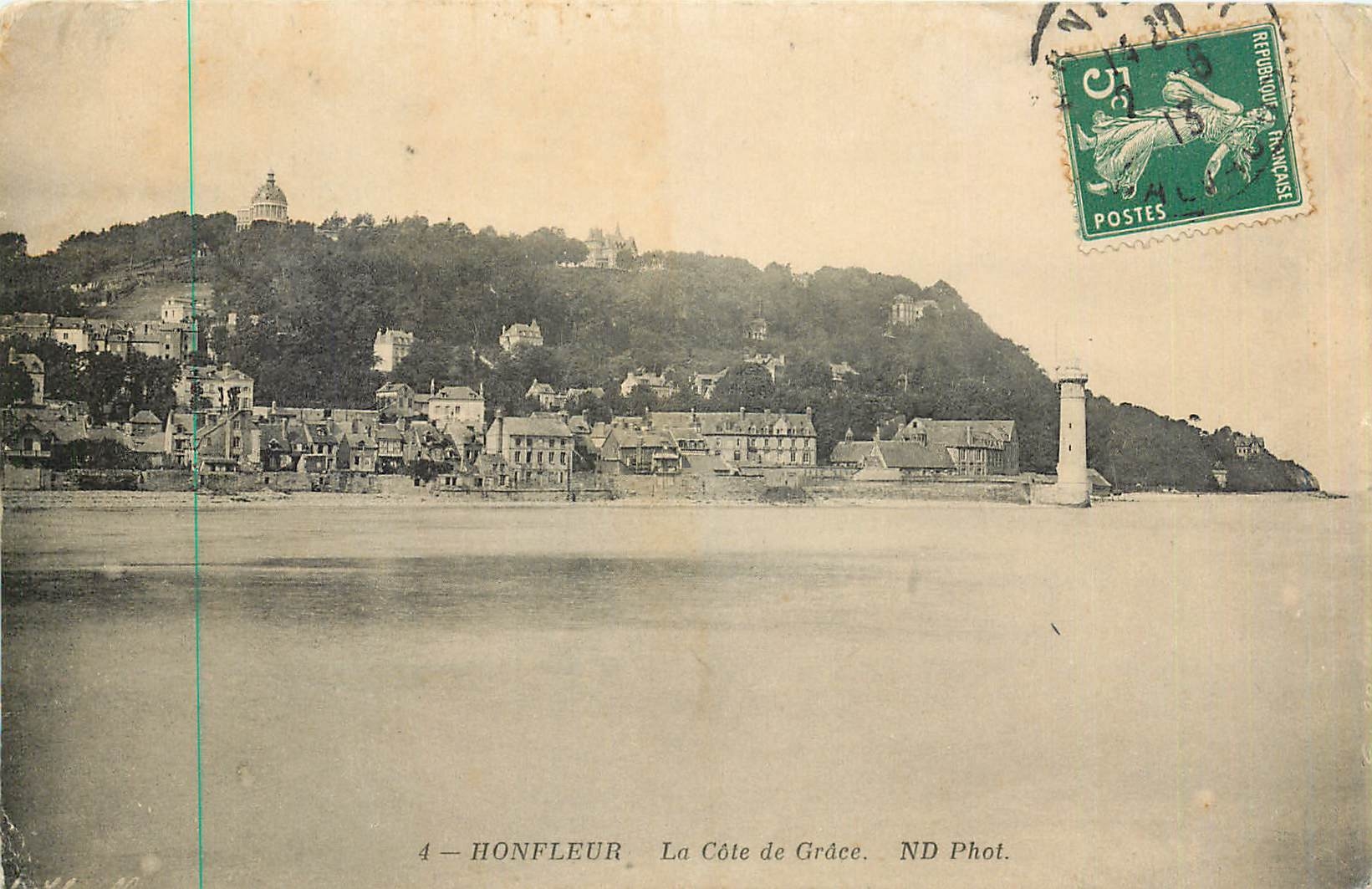 CPA Honfleur La Cote de Grace 