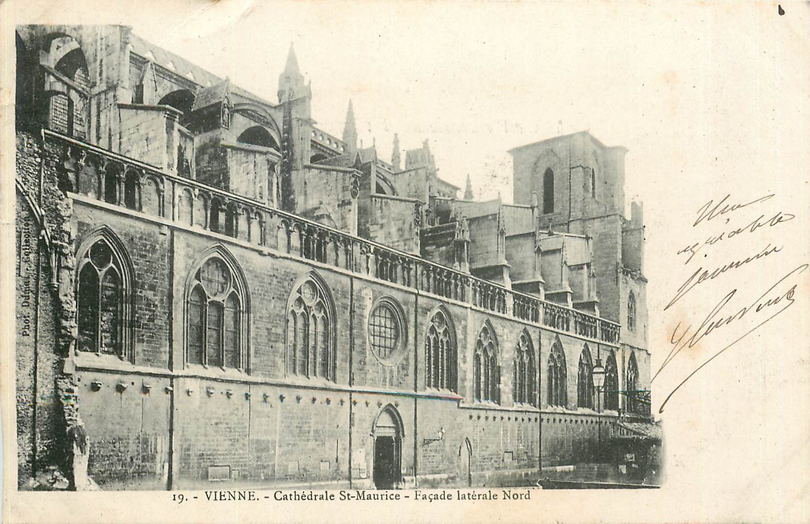 CPA Vienne Cathedrale St Maurice Facade laterale Nord