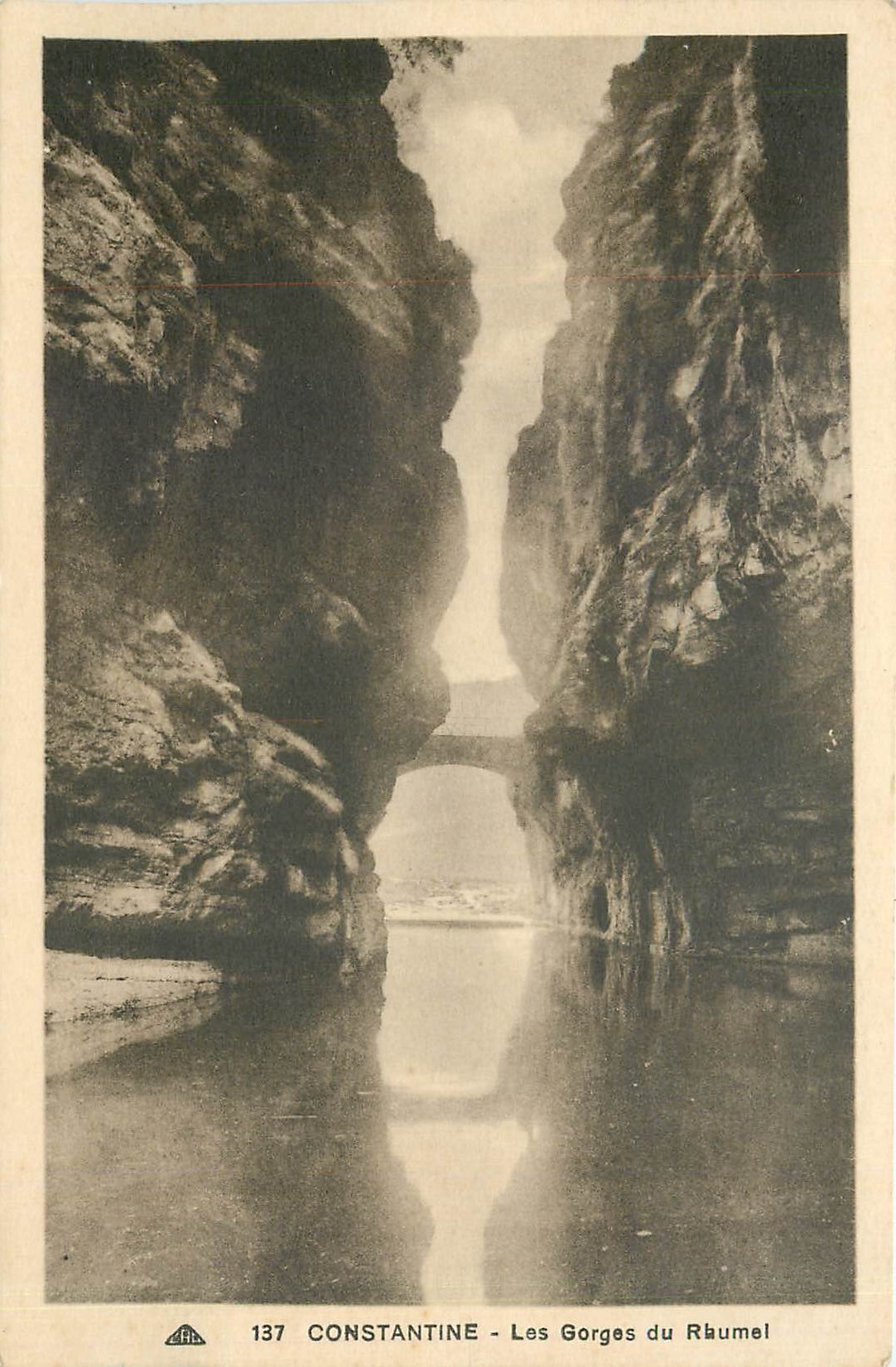 CPA Constantine Les Gorges du Rhumel