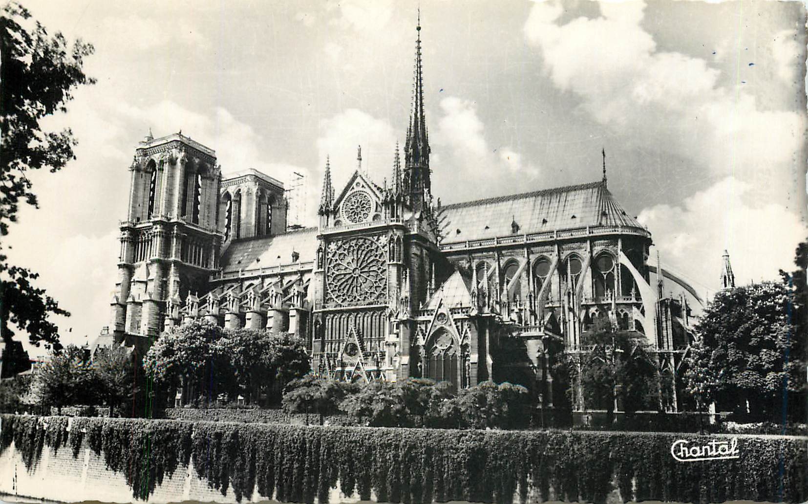 CPM Paris Notre Dame et Rosace Sud