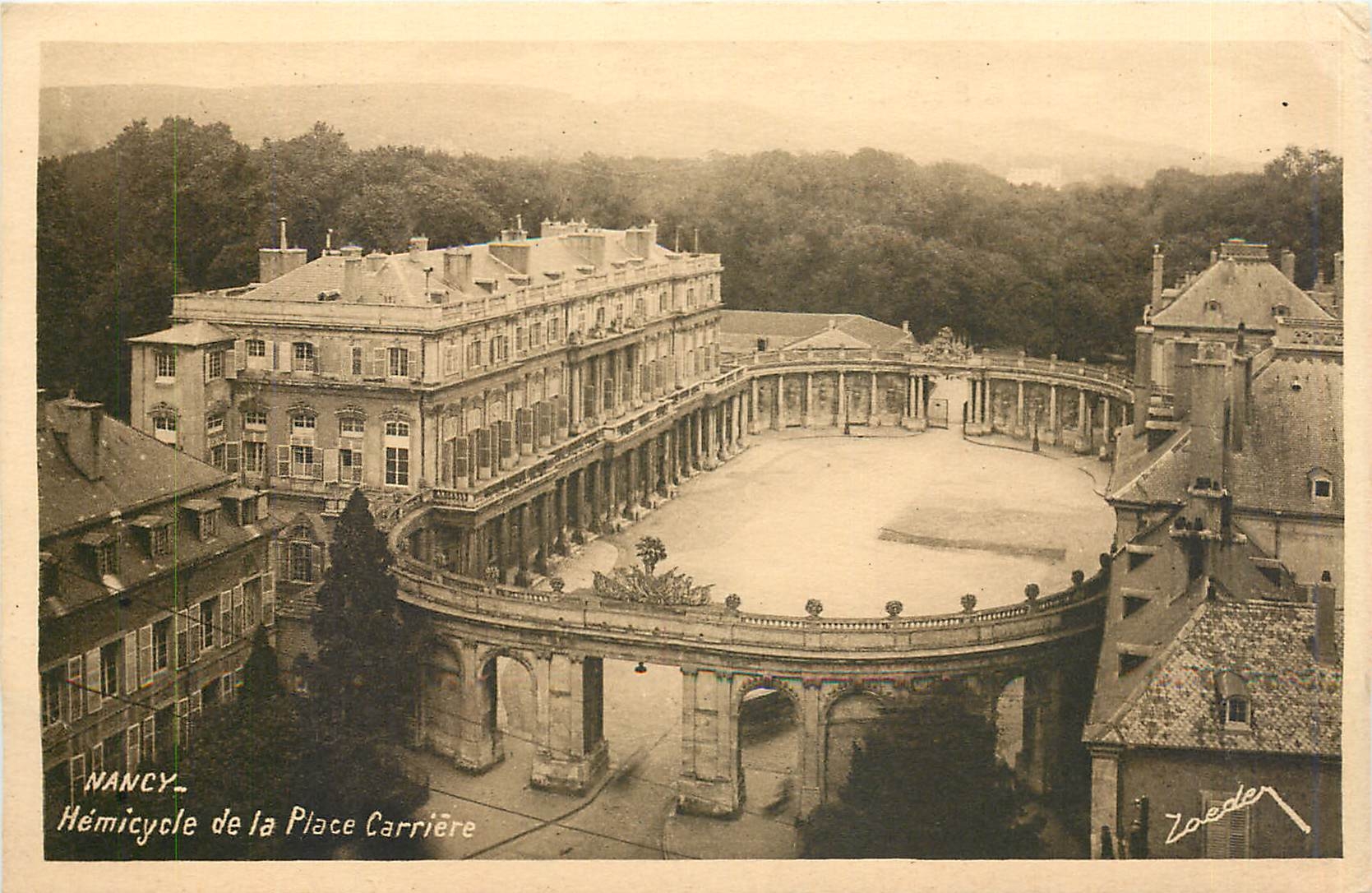 CPA Nancy Hemicycle de la Place Carriere 