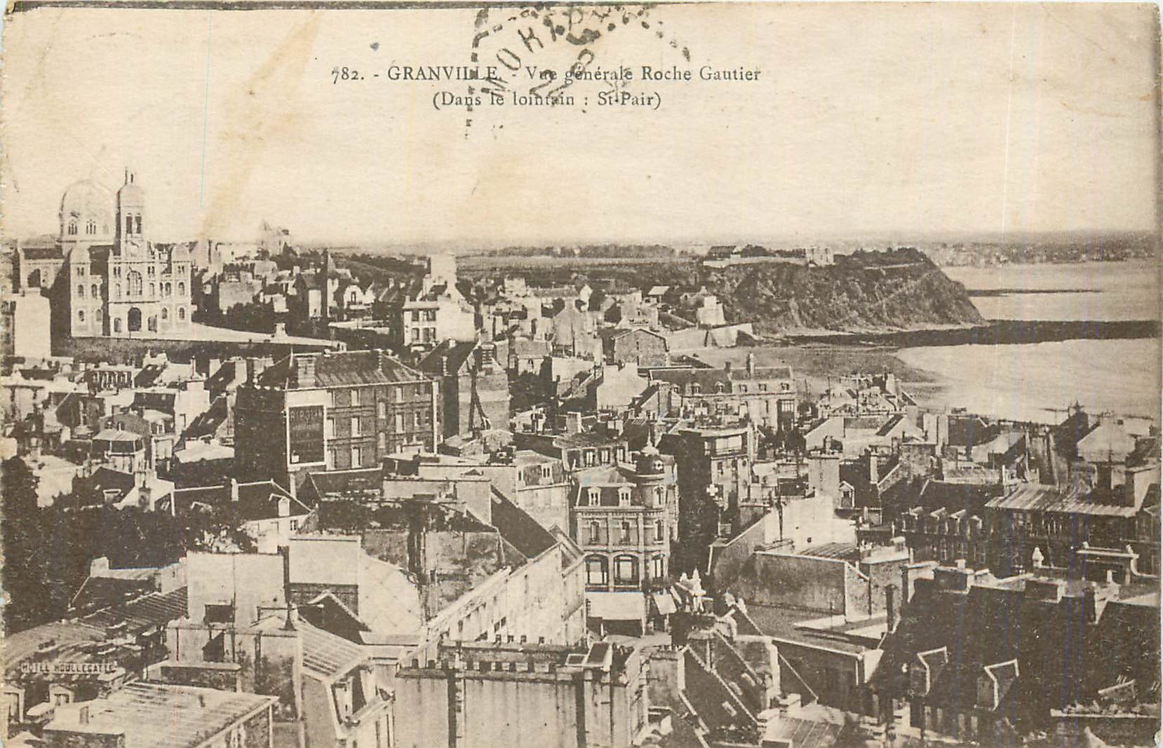 CPA Granville Vue generale Roche Gautier