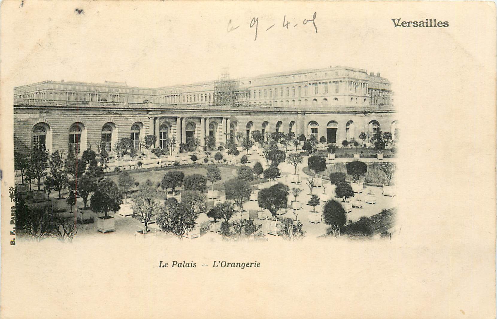 CPA Versailles Le Palais l'Orangerie