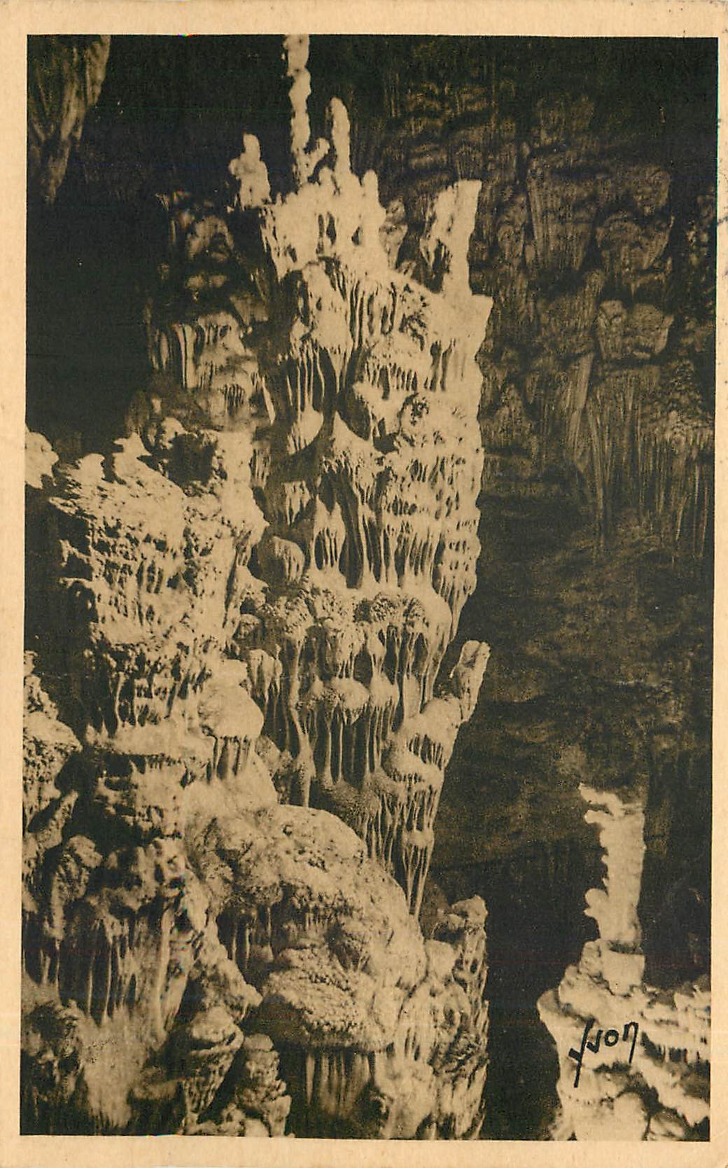 CPA Environs de Montpellier Grotte des Demoiselles La Caverne Merveilleuse Salle de la Cathedrale 