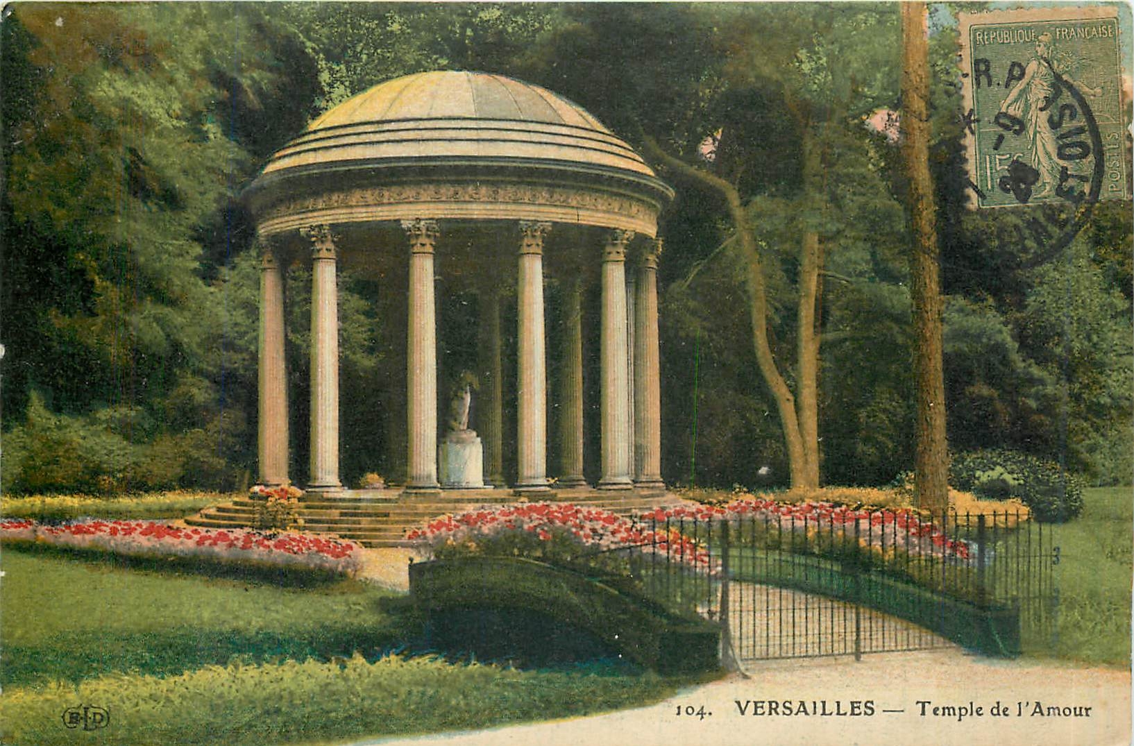 CPA Versailles Temple de l'Amour 