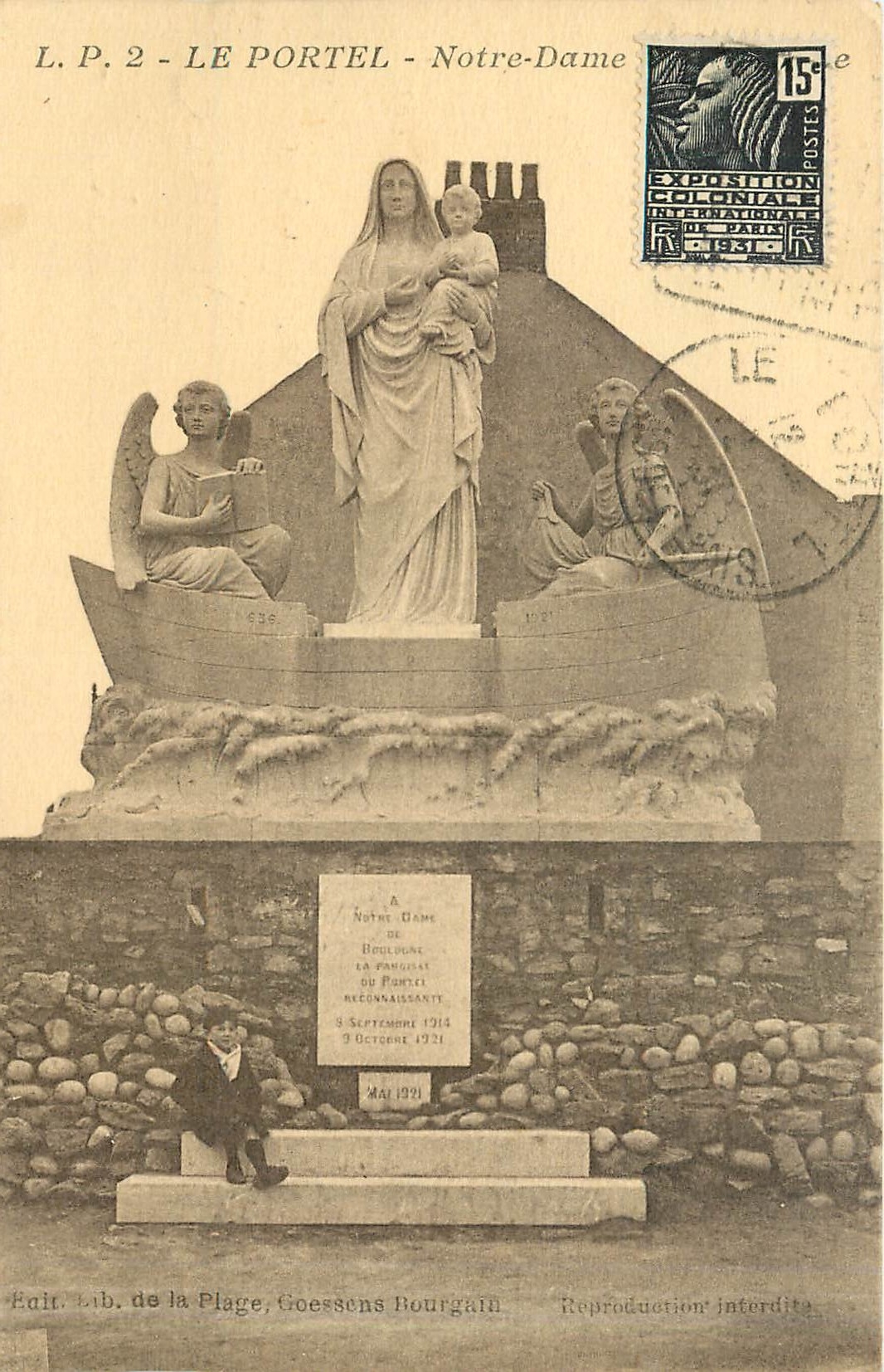 CPA Le Portel Notre Dame 