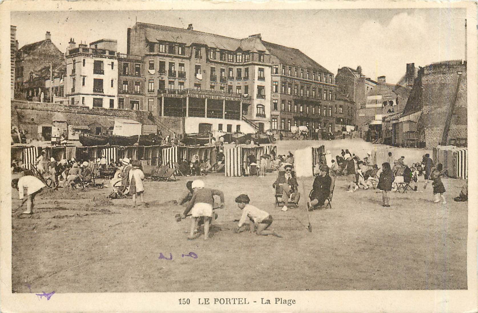 CPA Le Portel La Plage 