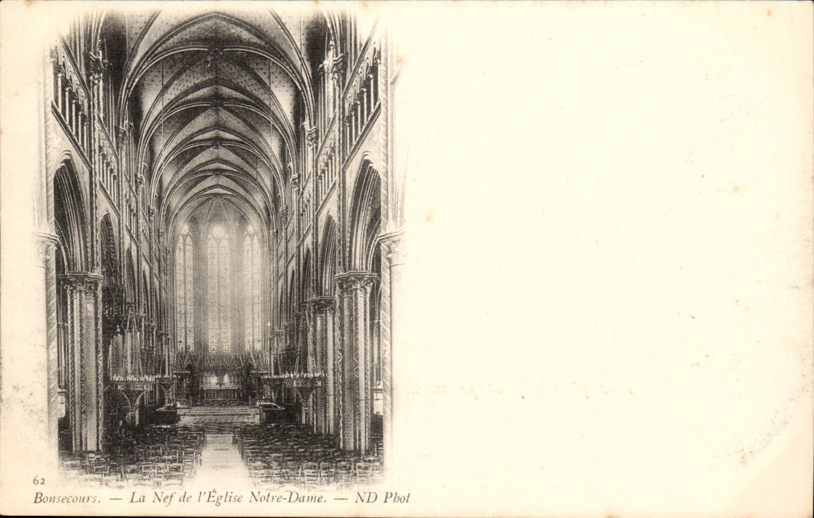 Bonsecours CPA the nave of the Notre Dame church