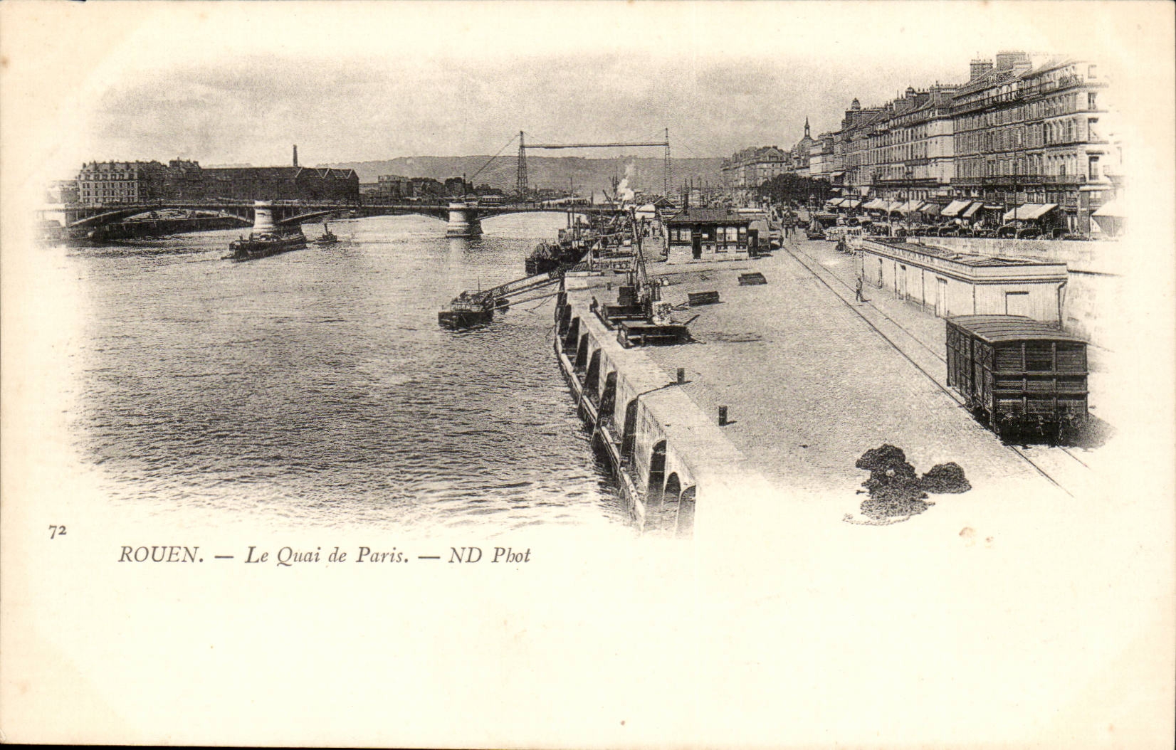 Rouen CPA the quay of Paris