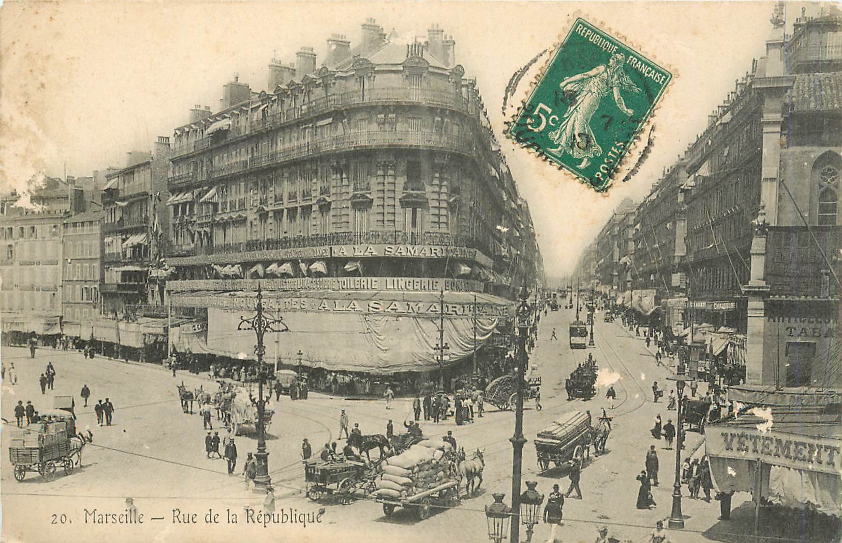 CPA MARSEILLE - Rue de la Republique
