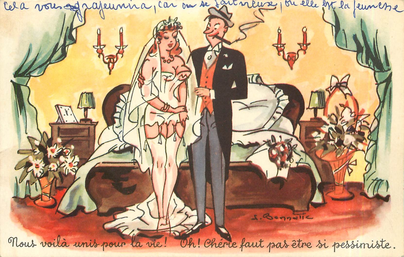CPM Femme Mariage