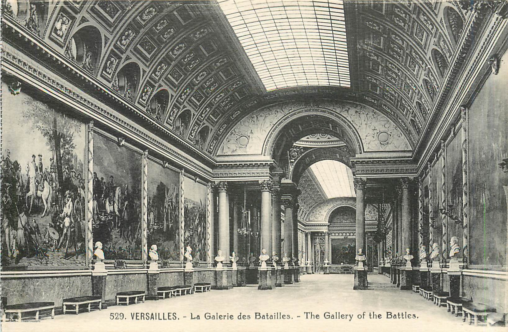  CPA VERSAILLES La Galerie des Batailles