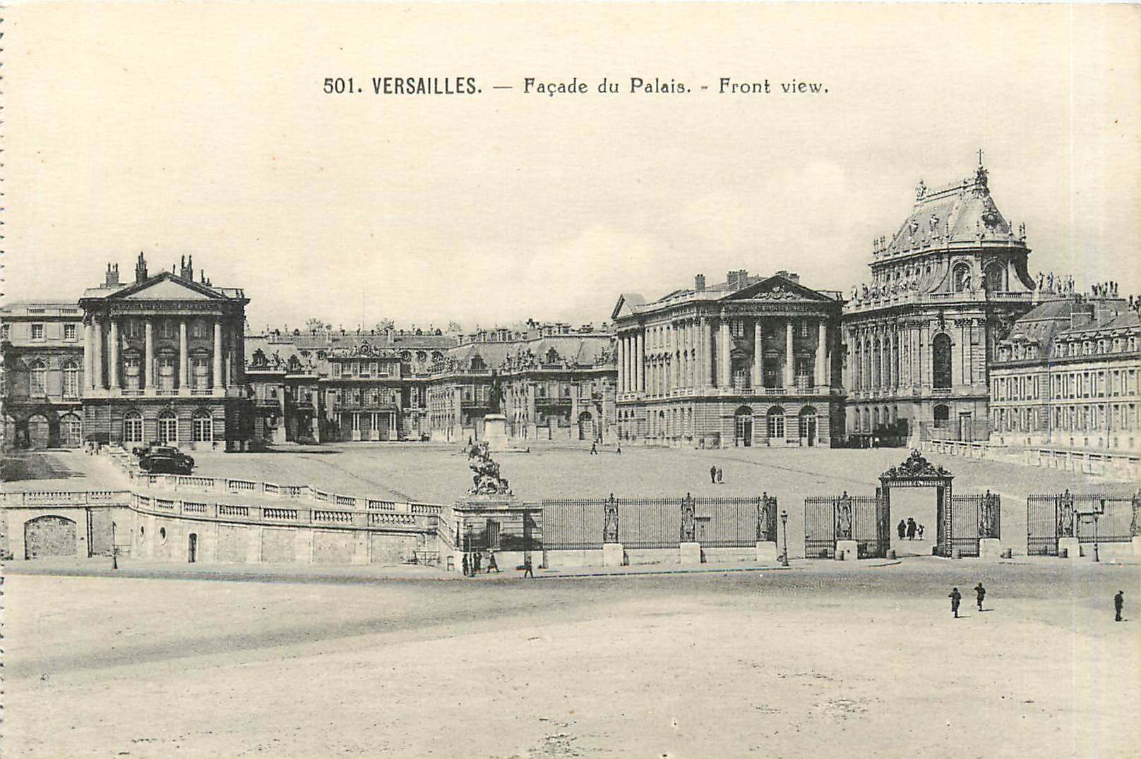 CPA VERSAILLES Façade du Palais