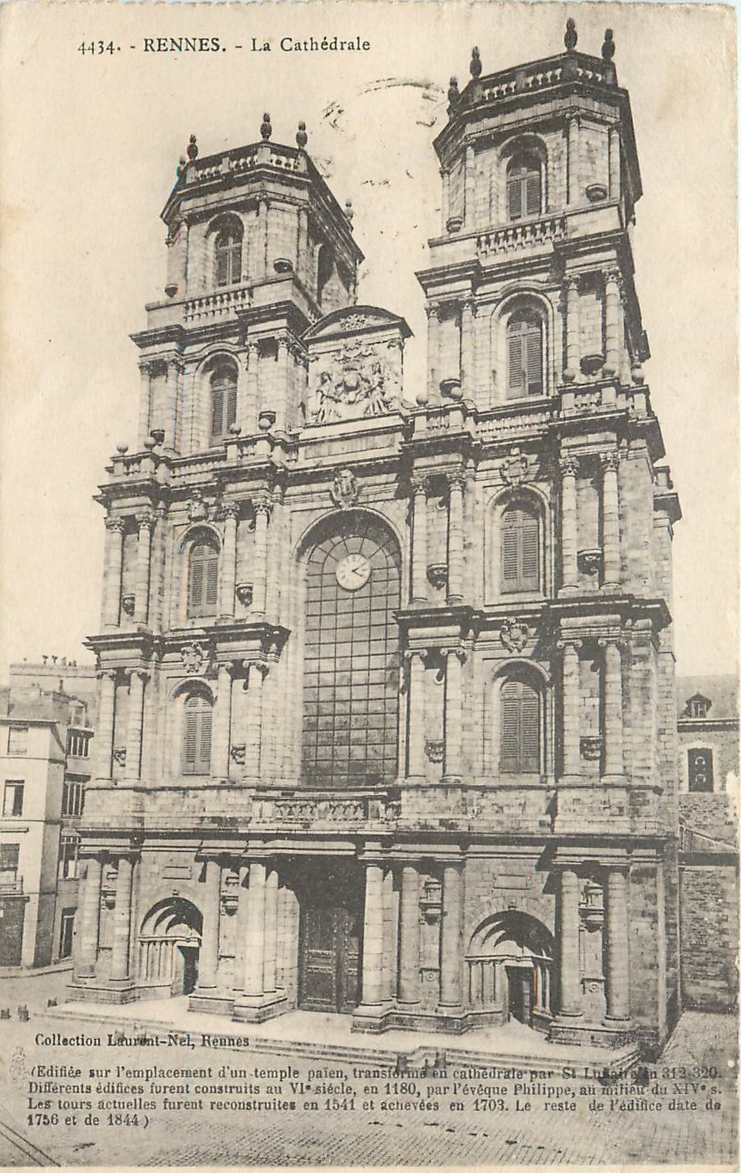 CPA RENNES - La Cathedrale