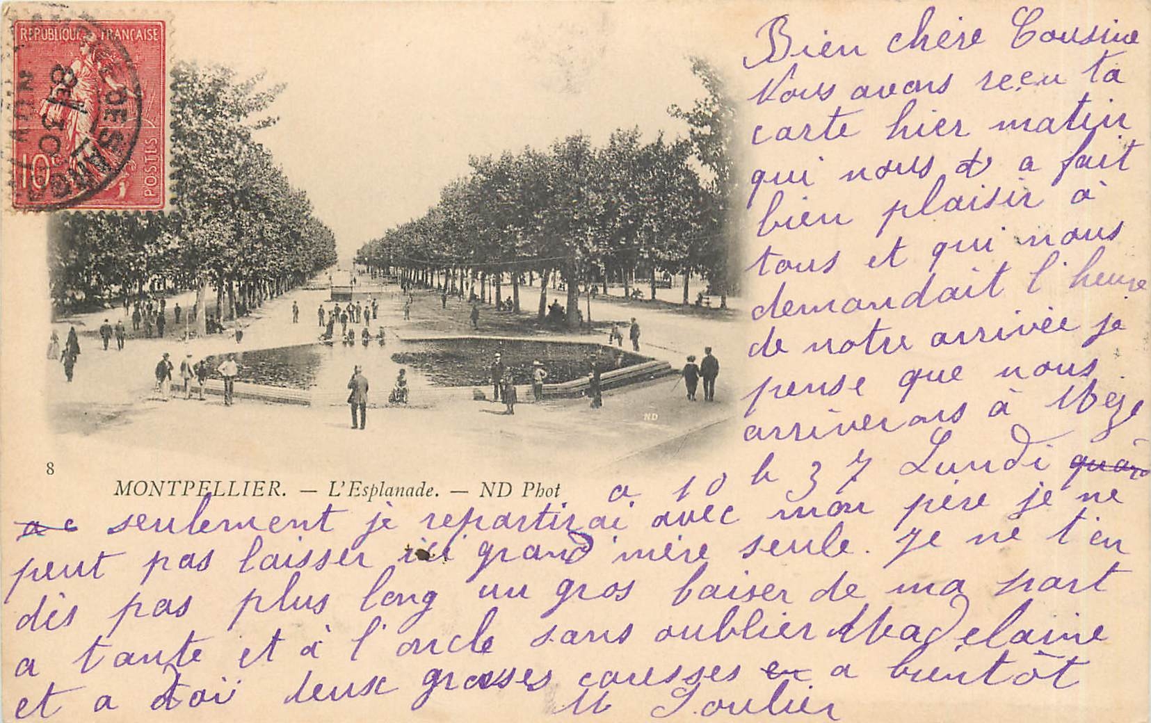 CPA MONTPELLIER  l'Esplanade