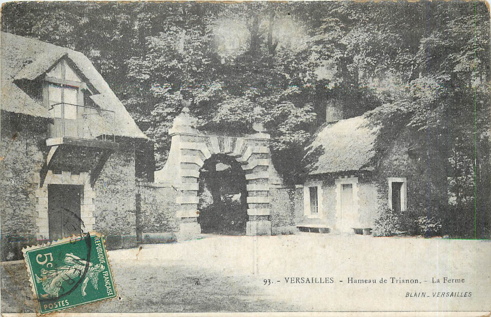 CPA VERSAILLES - Hameau du Trianon La ferme