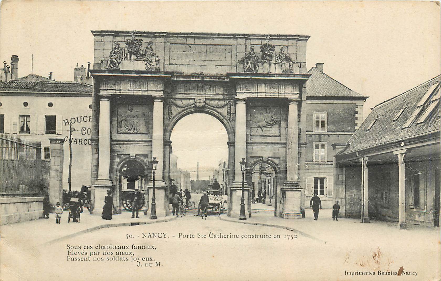 CPA NANCY - Porte Ste Catherine