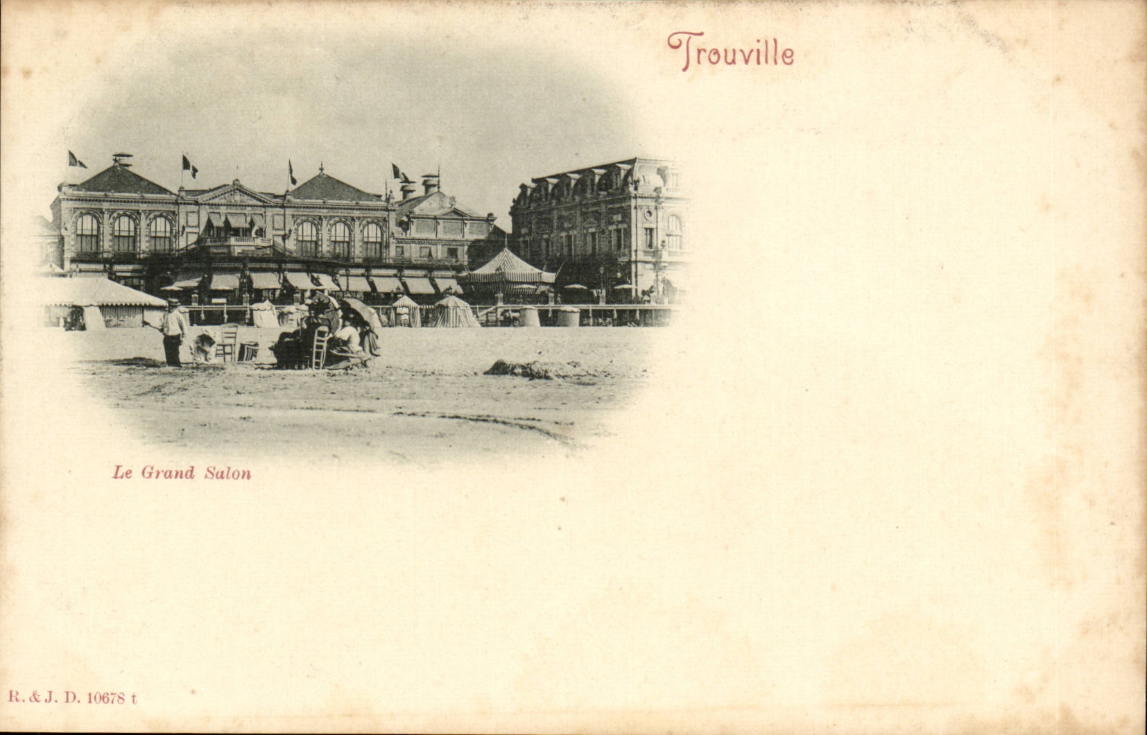 Trouville CPA the large living room