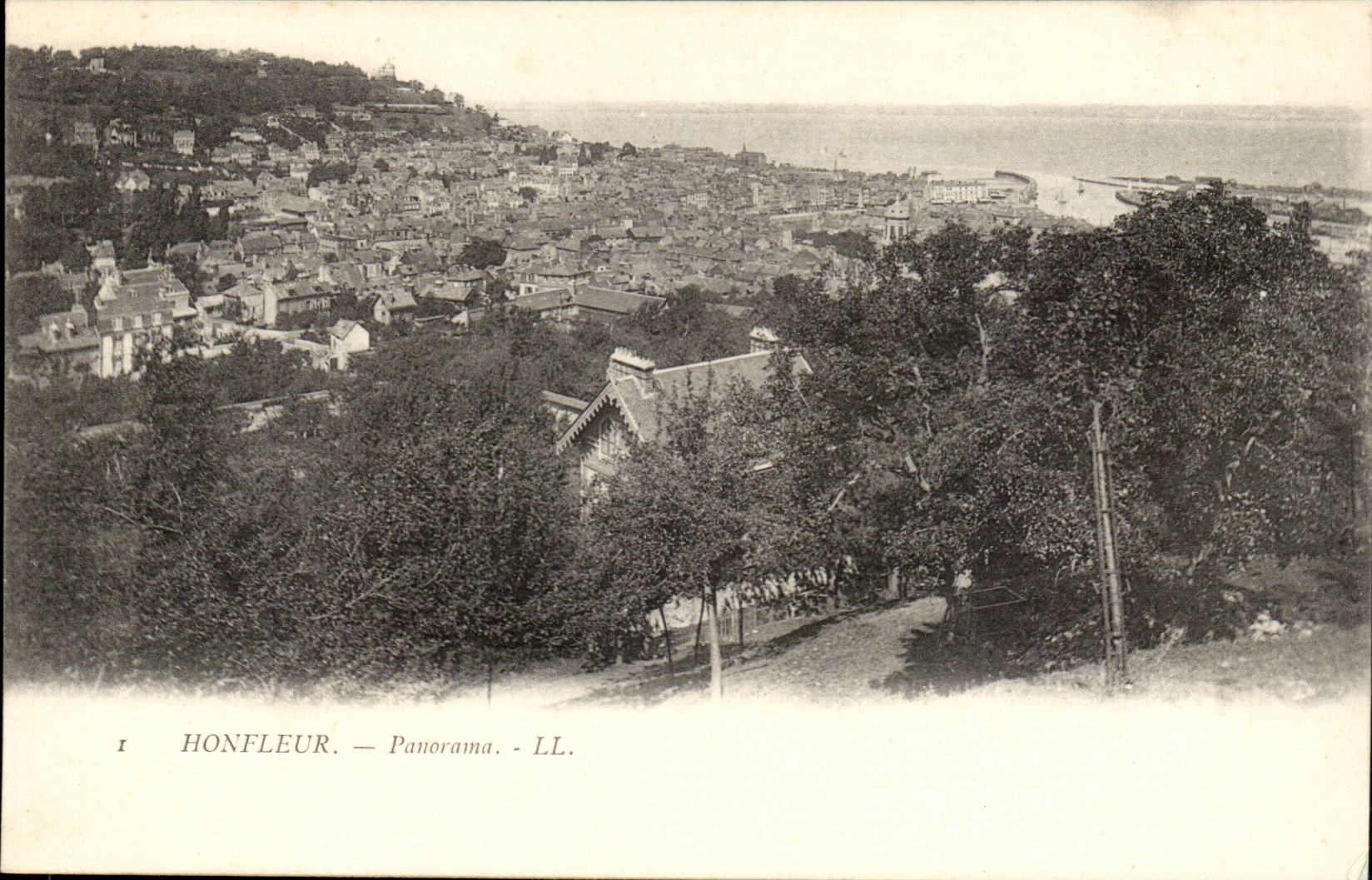 Honfleur CPA Panorama