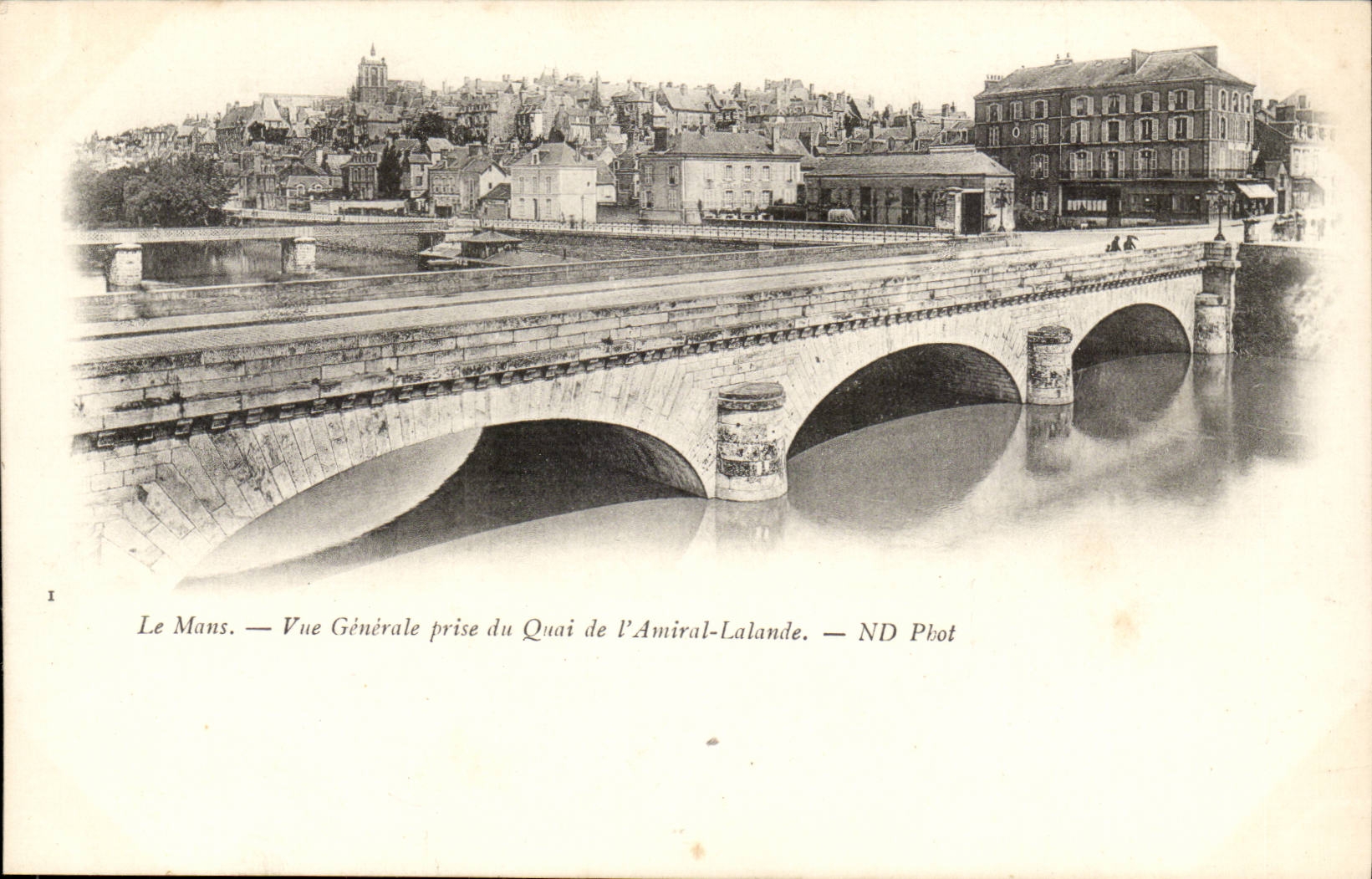 Mans CPA View taken of the quay of the admiral Lalande
