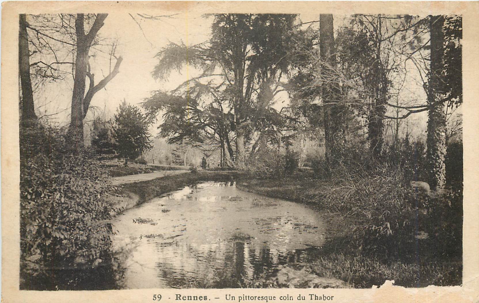 CPA rennes-Un pittoresque coin du Thabor