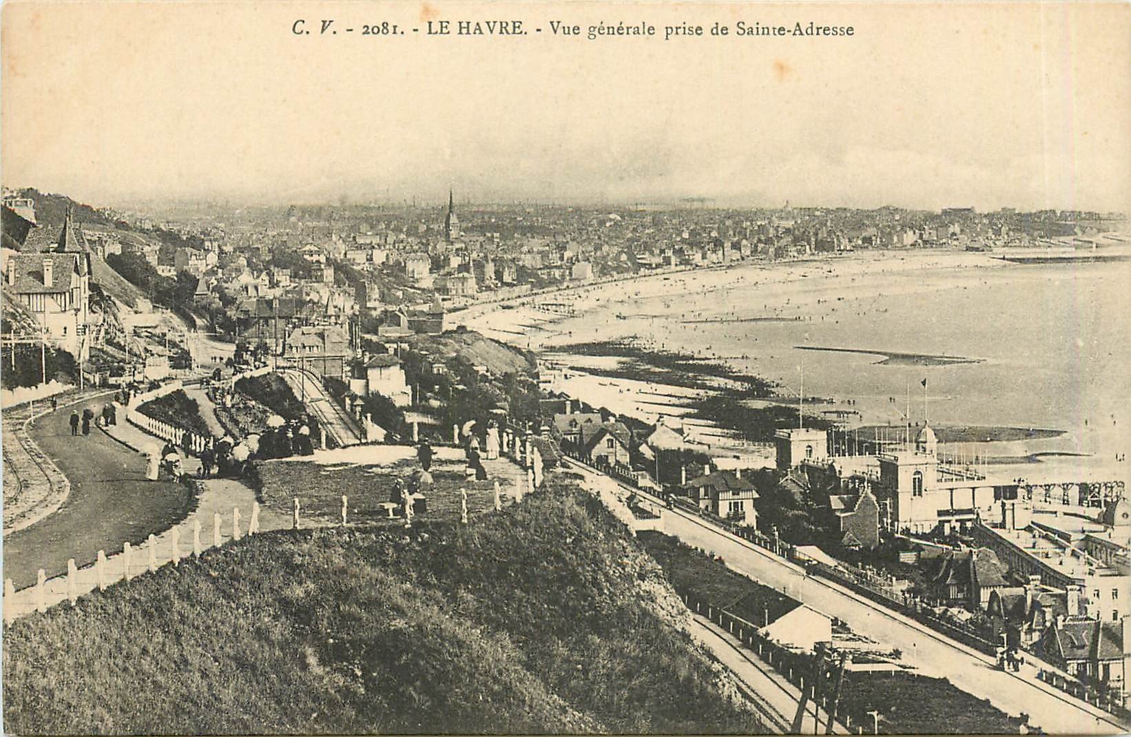 CPA LA HAVRE- Vue generale prise de Sainte-Adresse