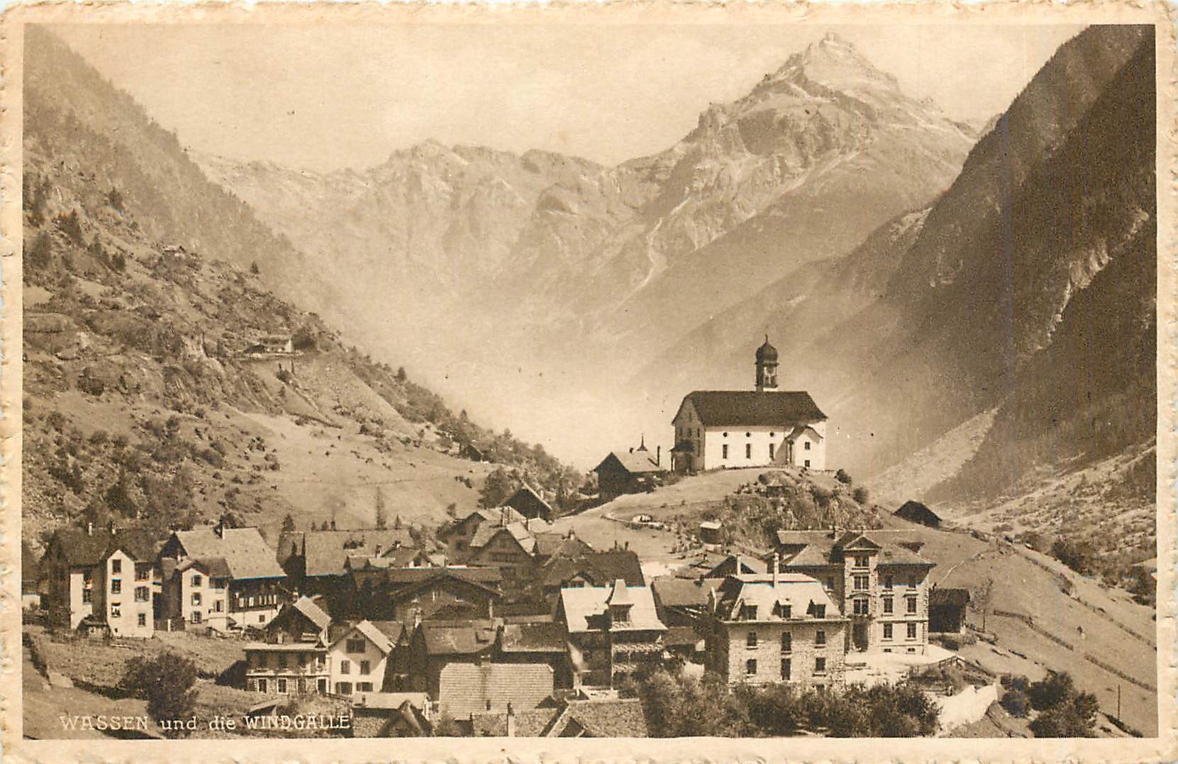 CPA wassen und die WINDGALLE