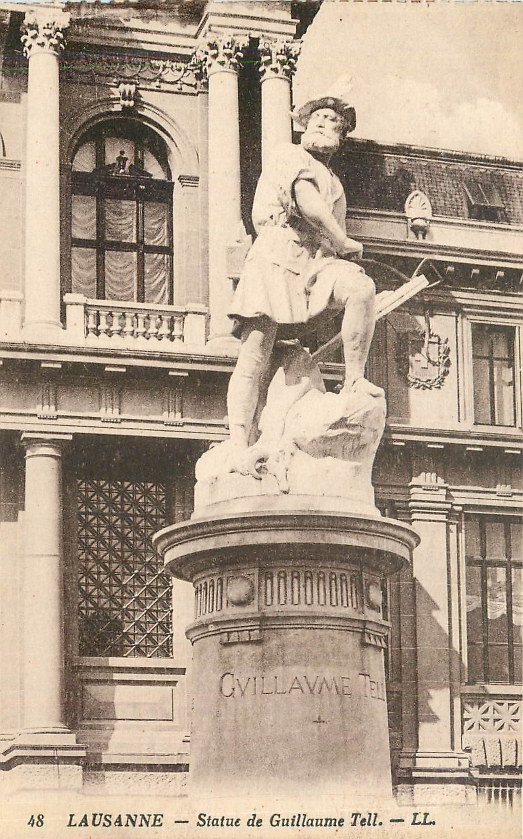 CPALAUSANNE- Statue de Gutllaumme Tell