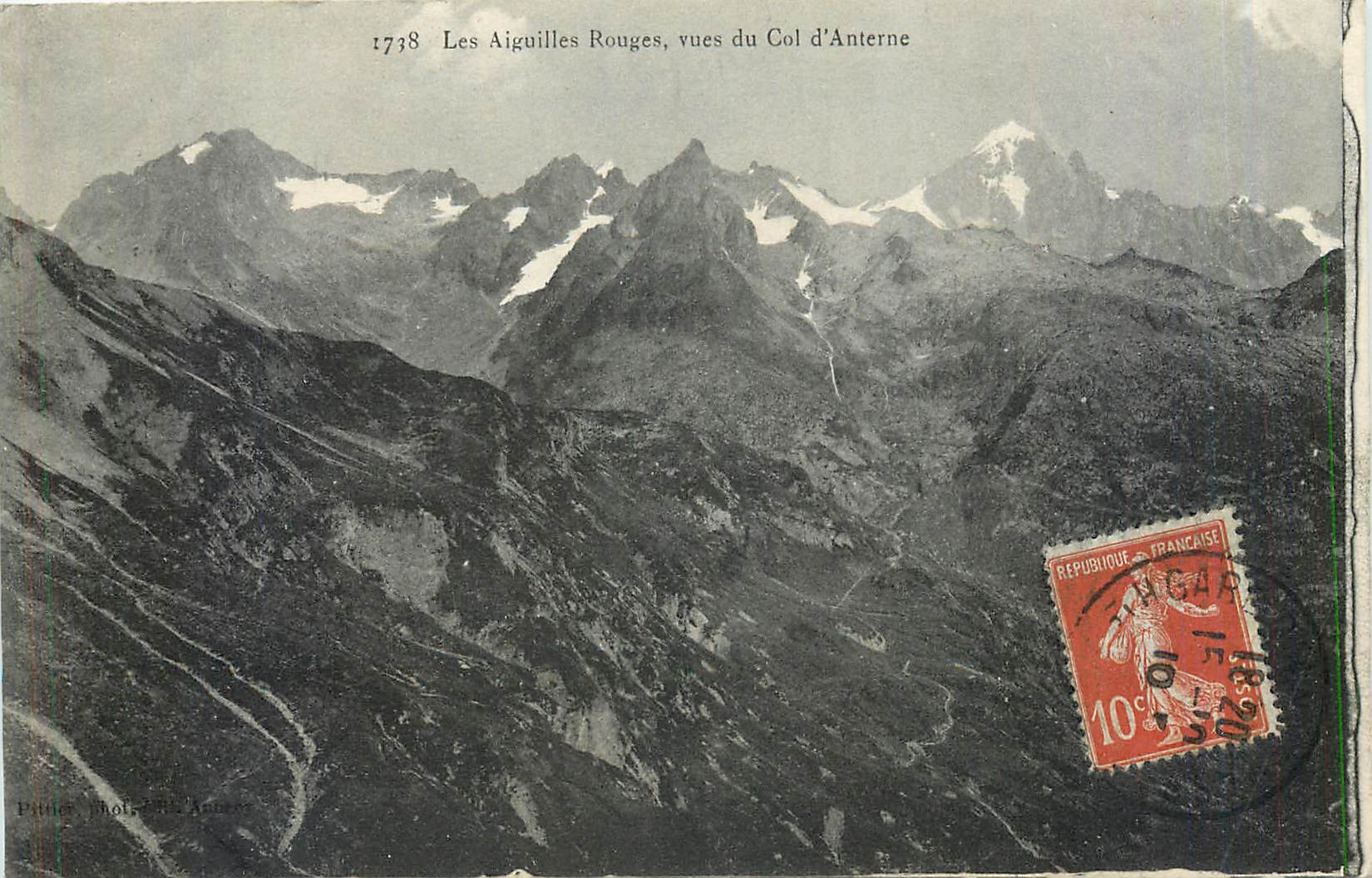 CPA Les Anguilles Rouges  Vues du Col d'Anterne