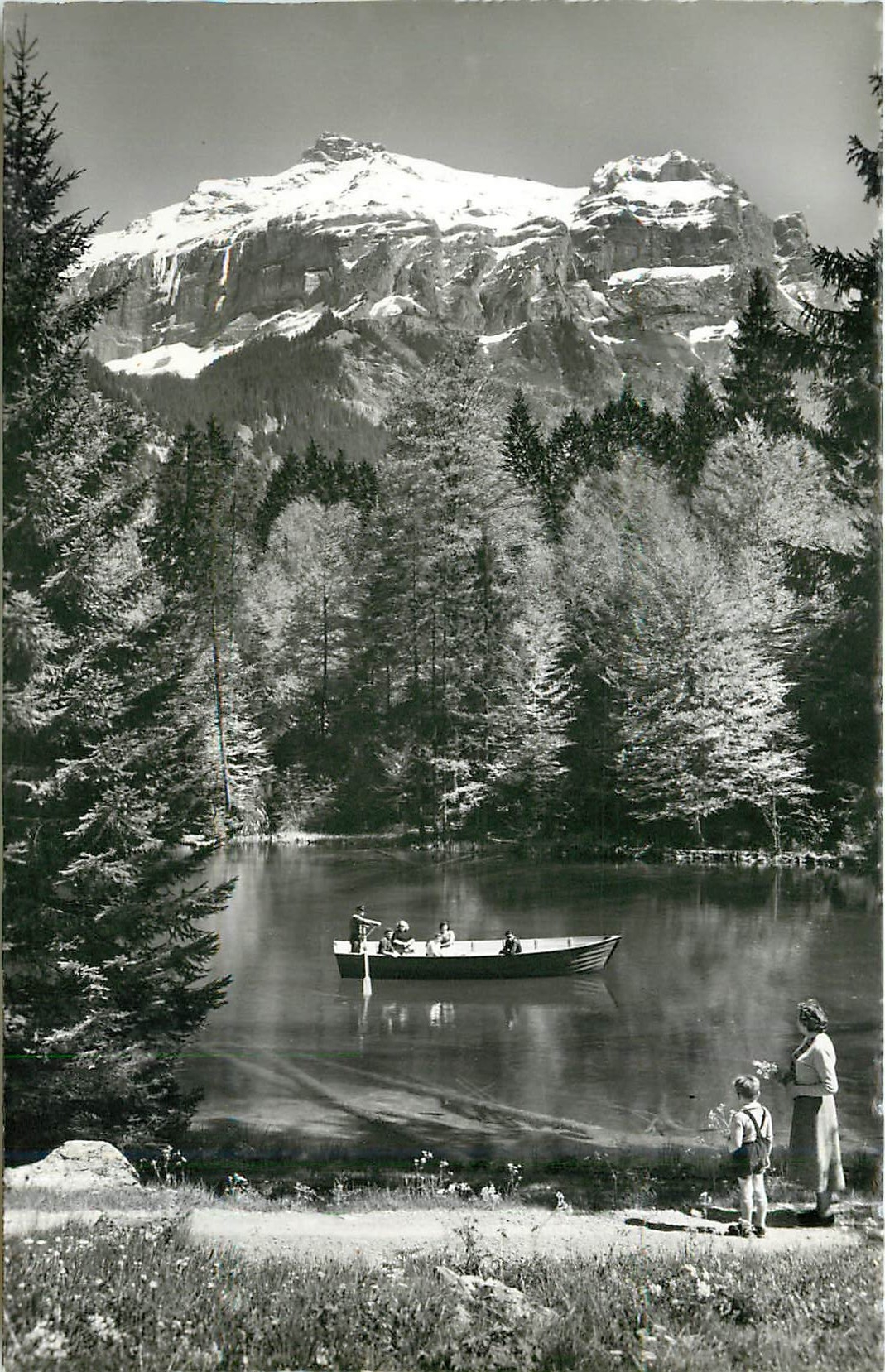 CPM Am idyllisch gelelenen Blausee(kandettal)Zahlershorn Birre