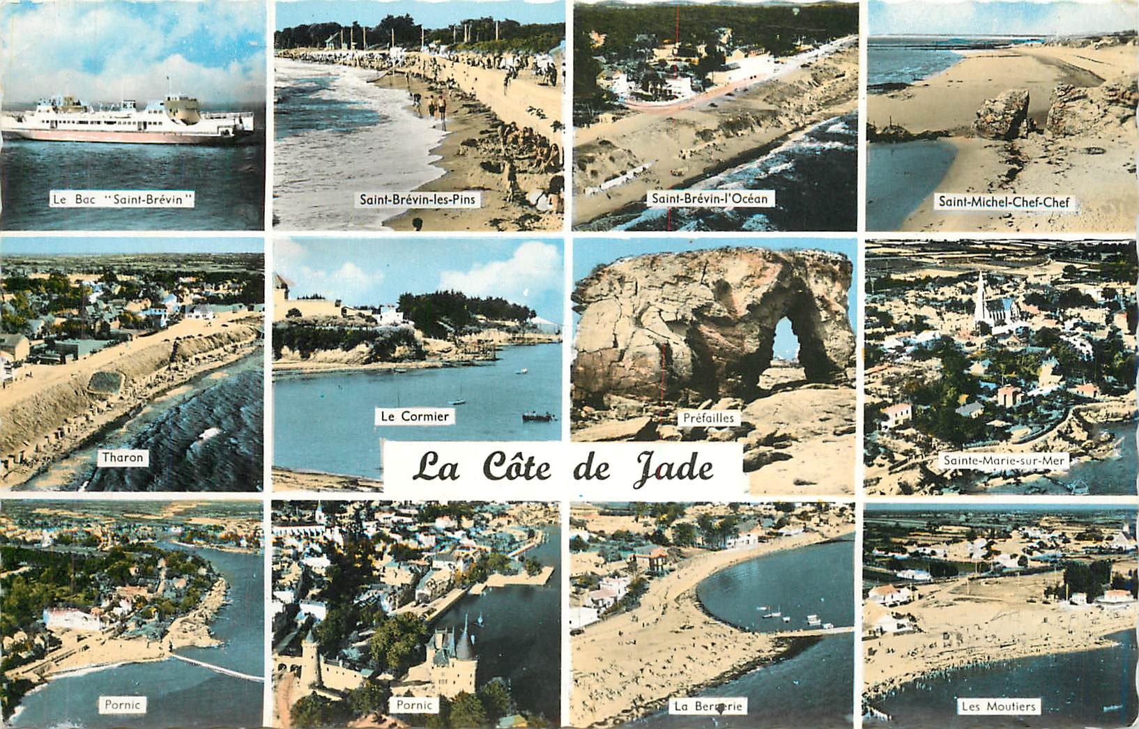 CPM La Cote de jade Le Bac Saint Brevin Pornic