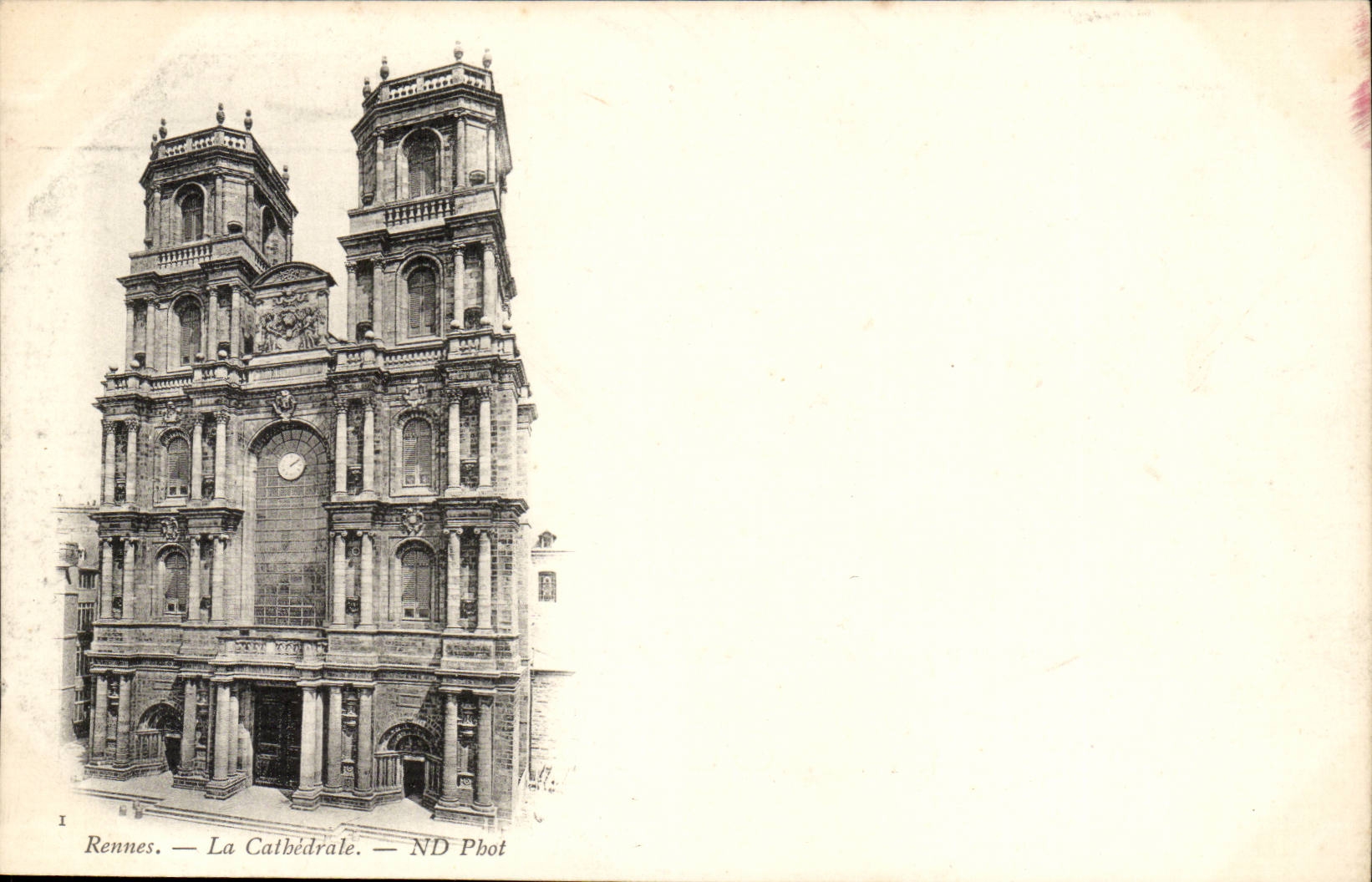 Rennes - La Cathedrale - CPA 