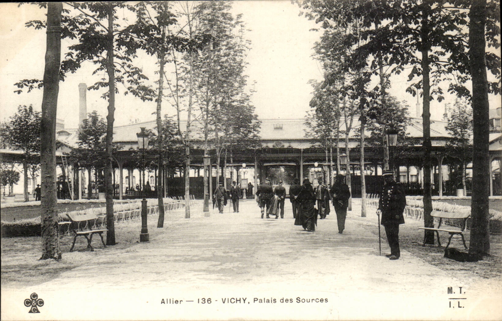 Vichy - Palate of Sources CPA