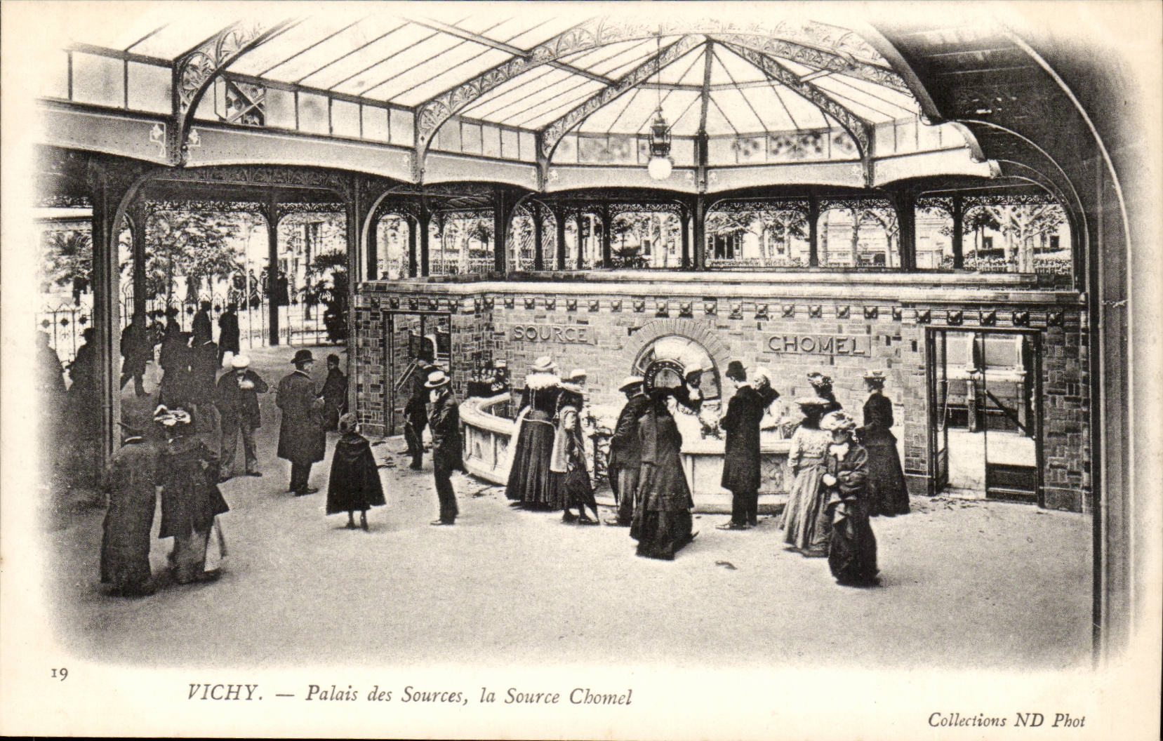 Vichy - Palate of the Sources the Chomel Source - CPA