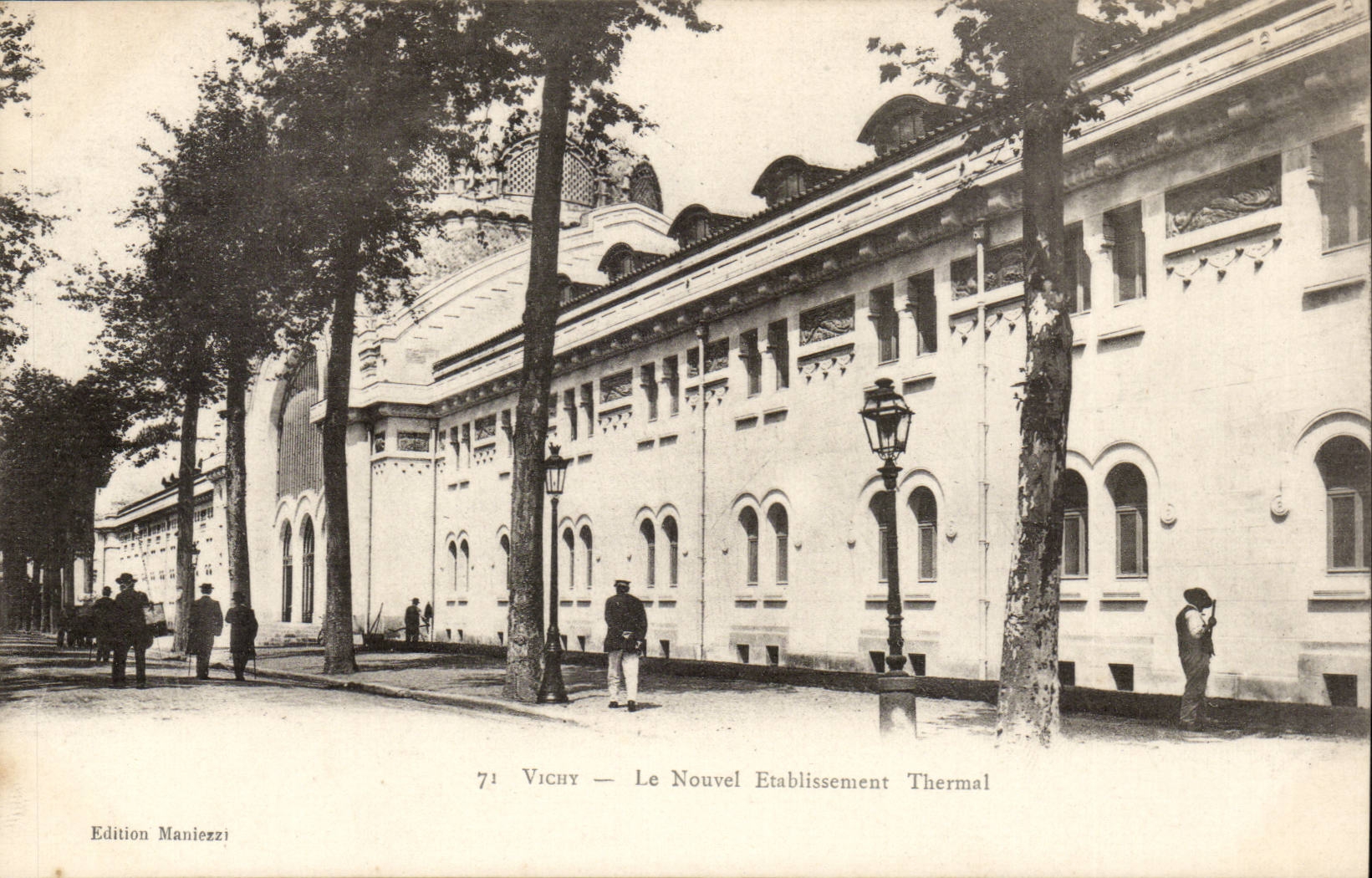 Vichy - News Hydropathic establishment - CPA