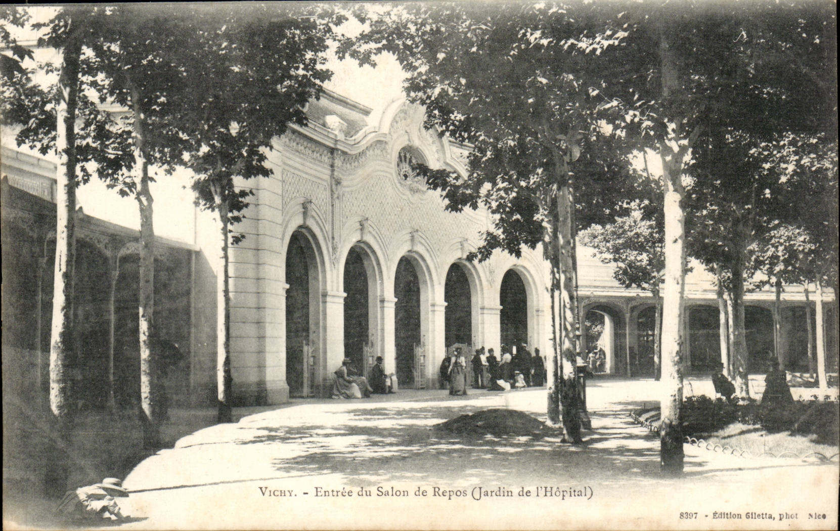 Vichy - Entrance of the Living room of Rest - CPA