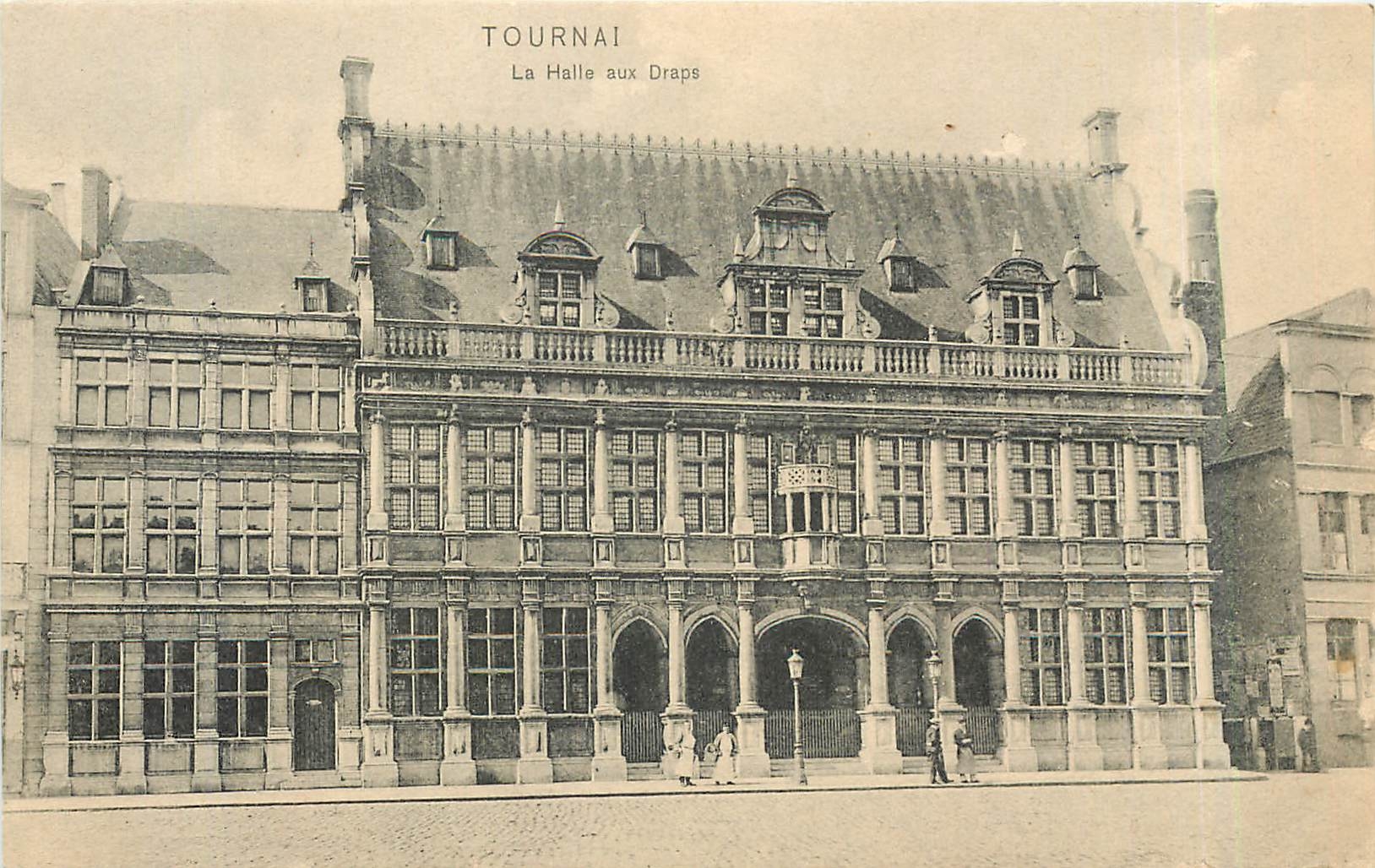 CPA Tournai La Halle aux Draps 