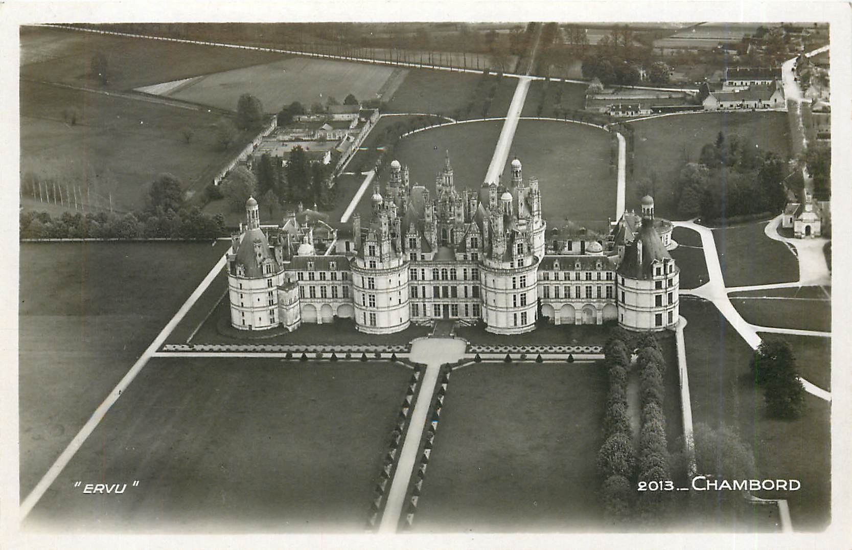 CPA Chambord Vues Aeriennes de France 
