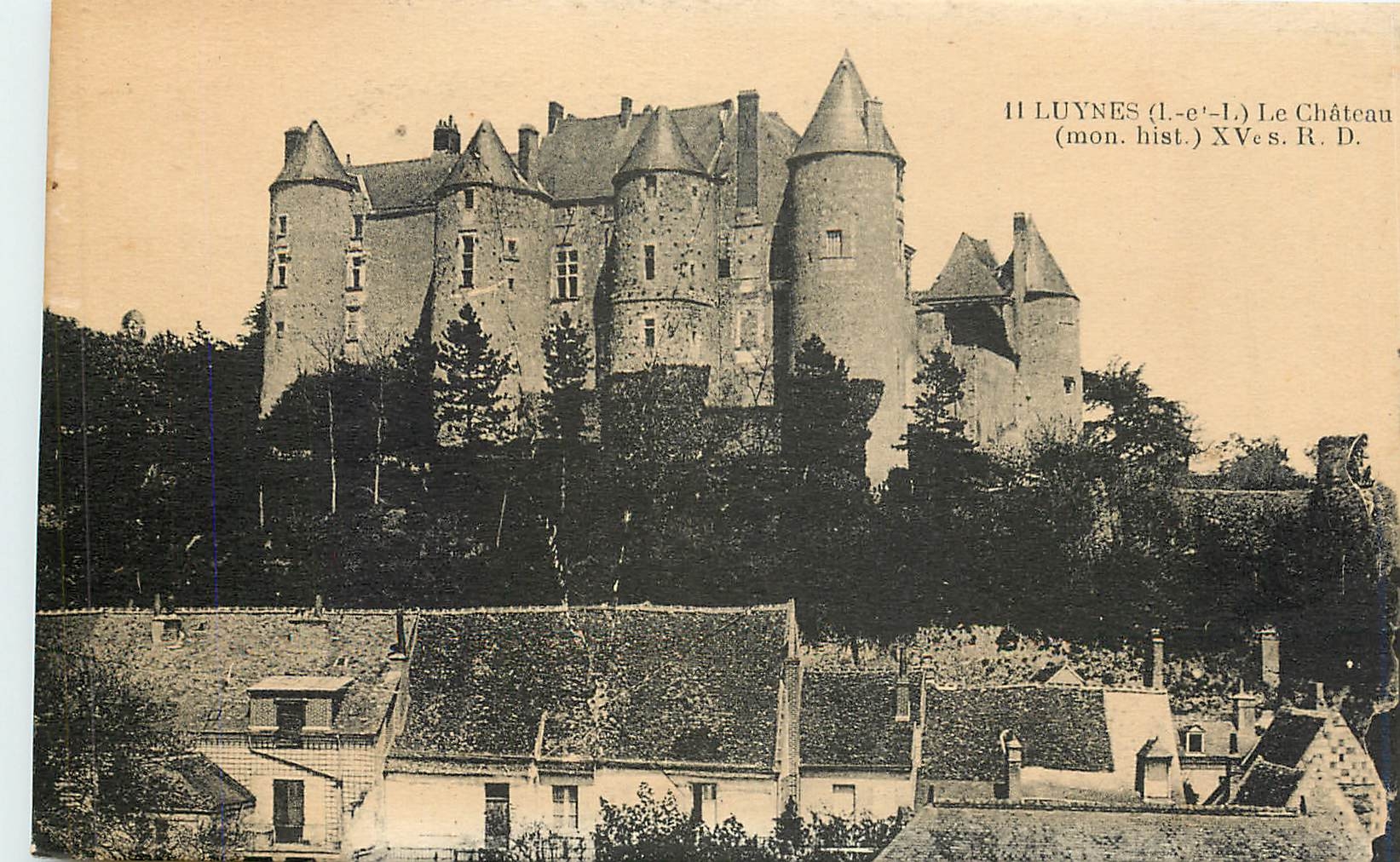 CPA Luynes I et L Le Chateau mon hist 