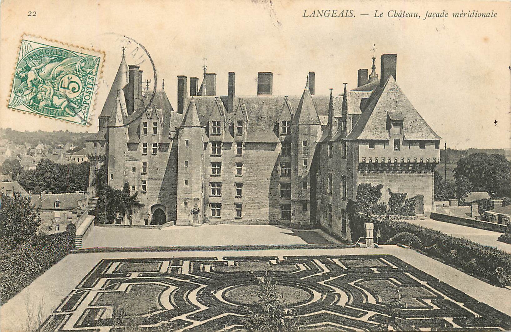 CPA Langeais Le Chateau facade meridionale