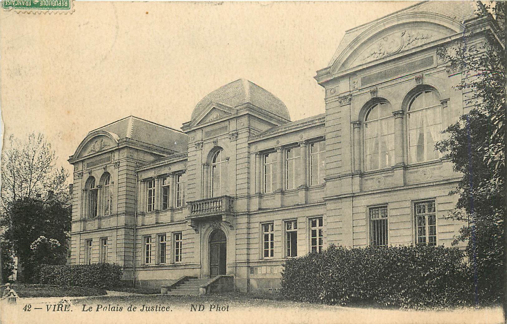 CPA Vire Le Palais de Justice 