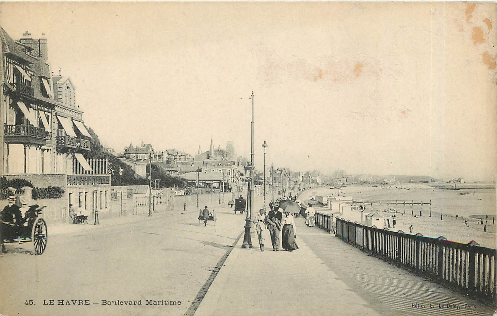 CPA Le Havre Boulevard Maritime 