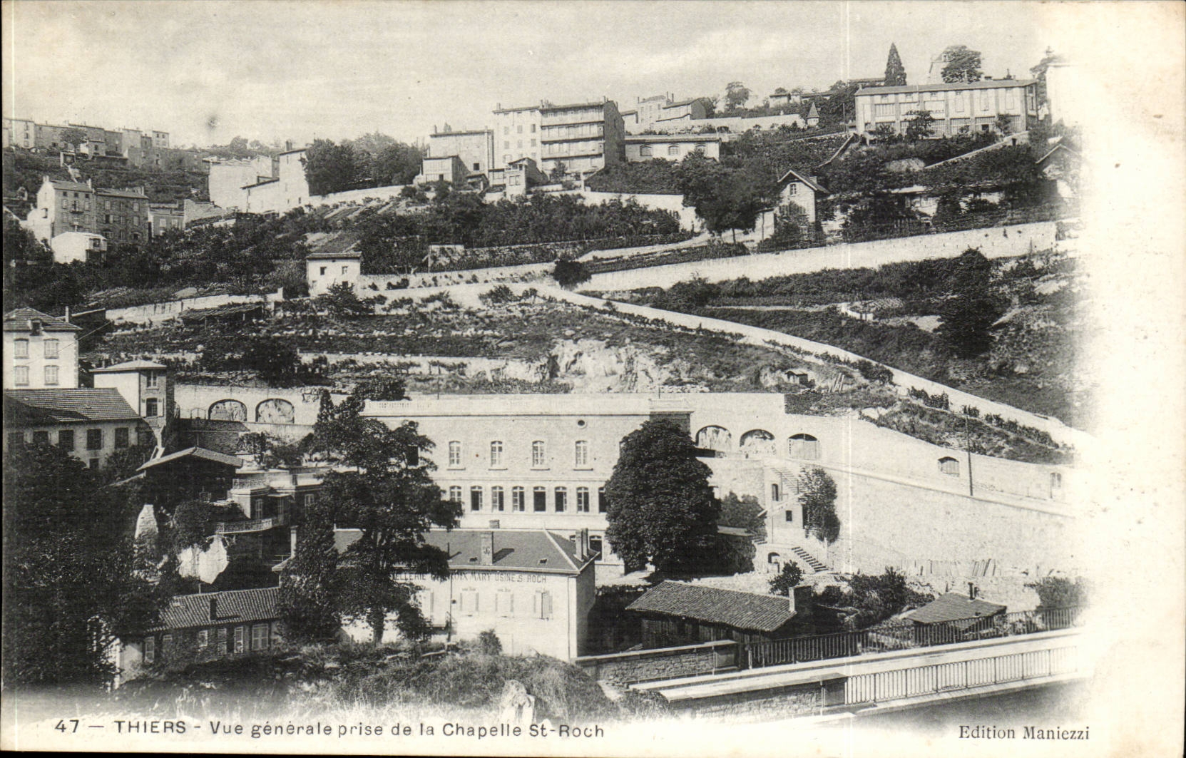 Puy de Dome - Thiers - View taken vault St Roch - CPA