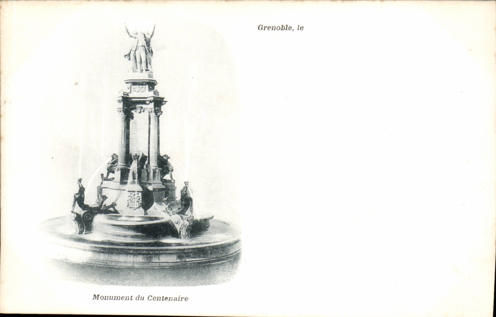 Isere - Grenoble - Monument of the Centenary - CPA