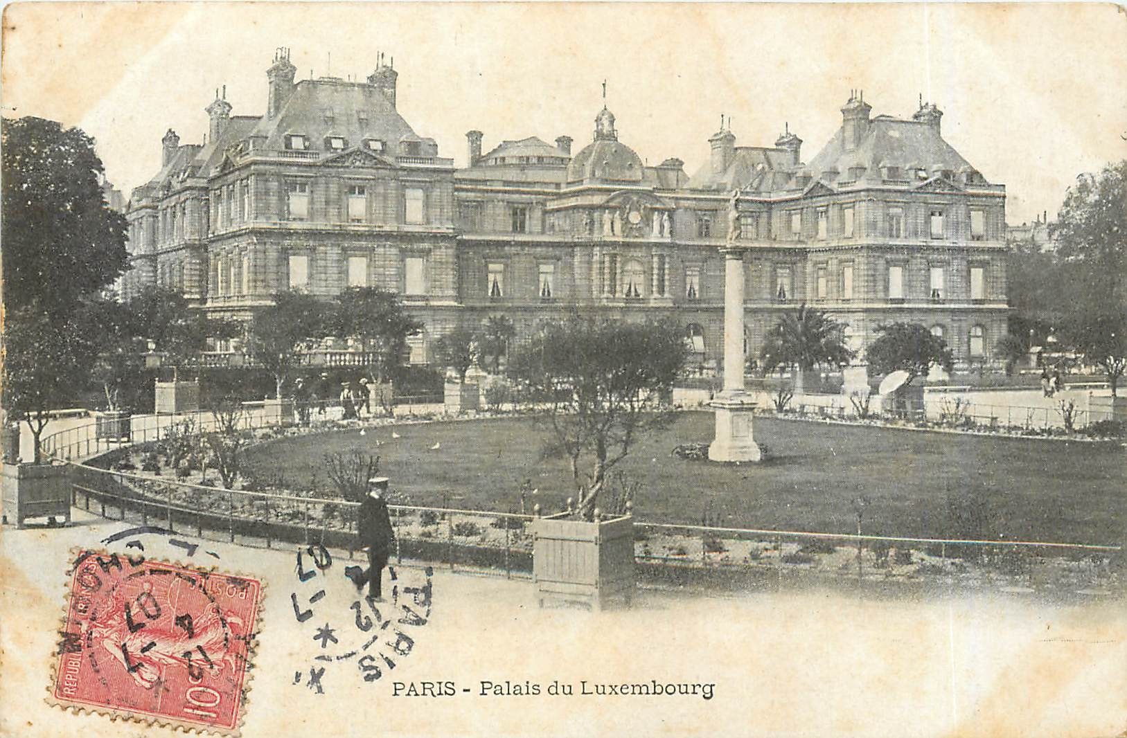 CPA PARIS-Palais du Luxembourg